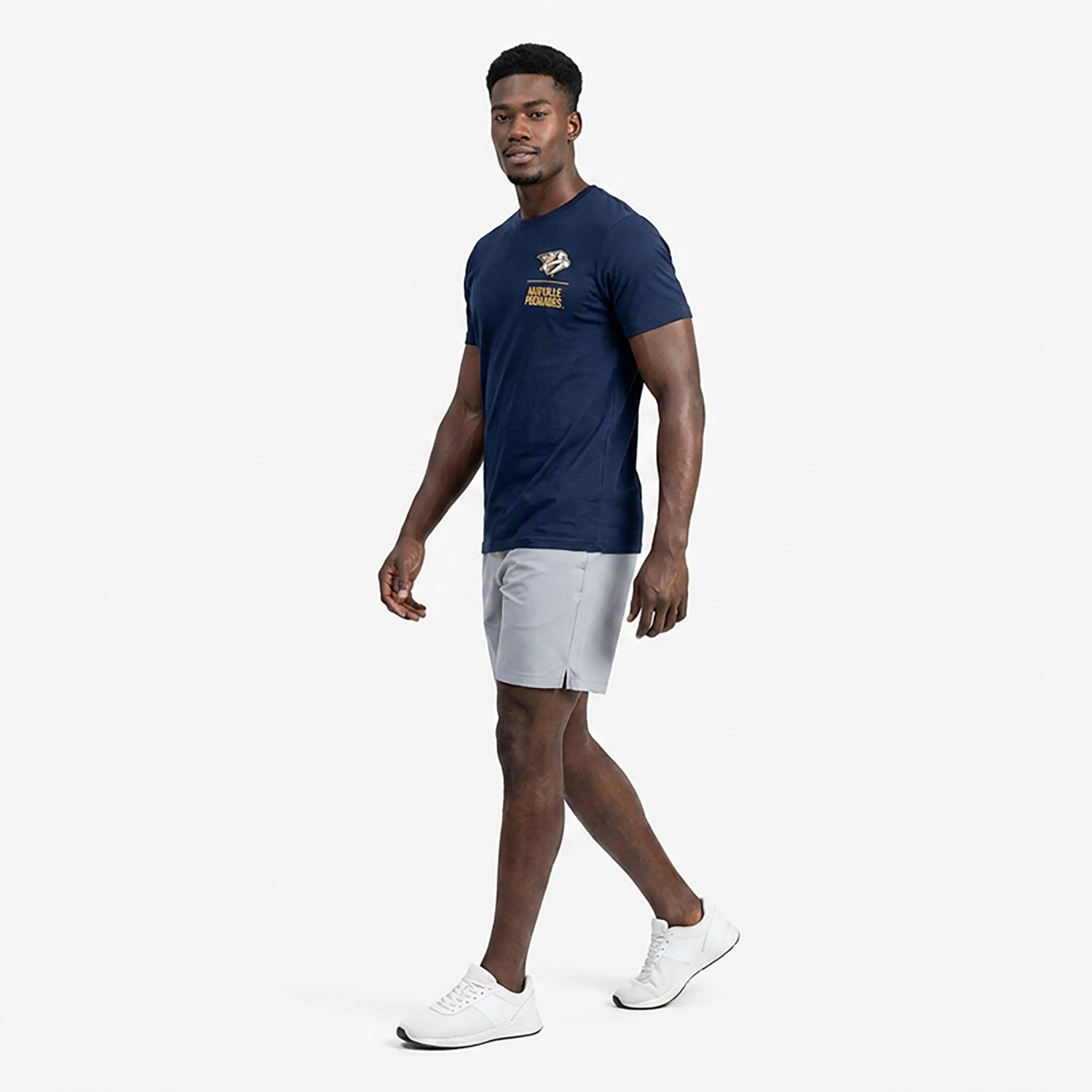 Fanatics Men's Nashville Predators Crash the Net Legacy Cotton Short Sleeve T-shirt - view number 2