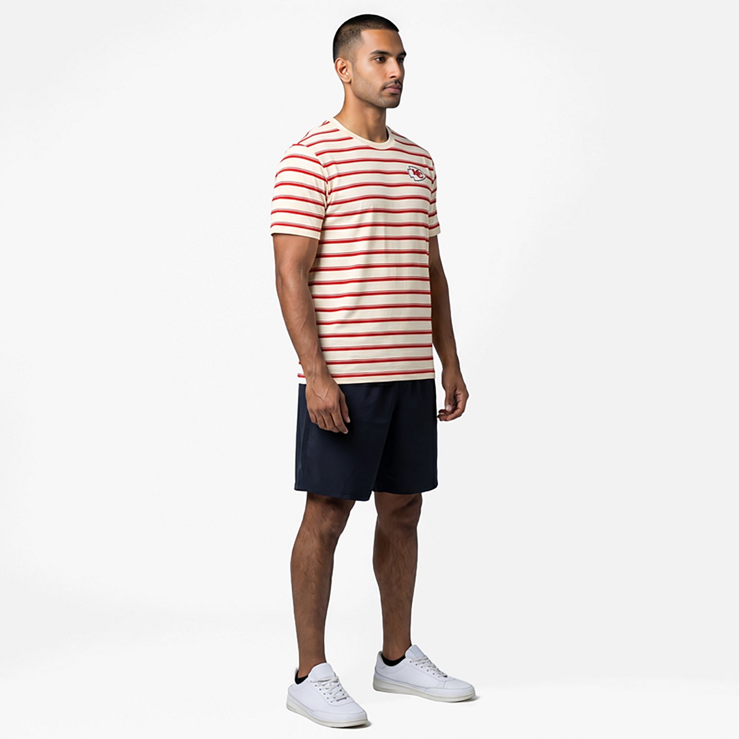 Nike Men's Chiefs Rewind Club Striped T-shirt - view number 3