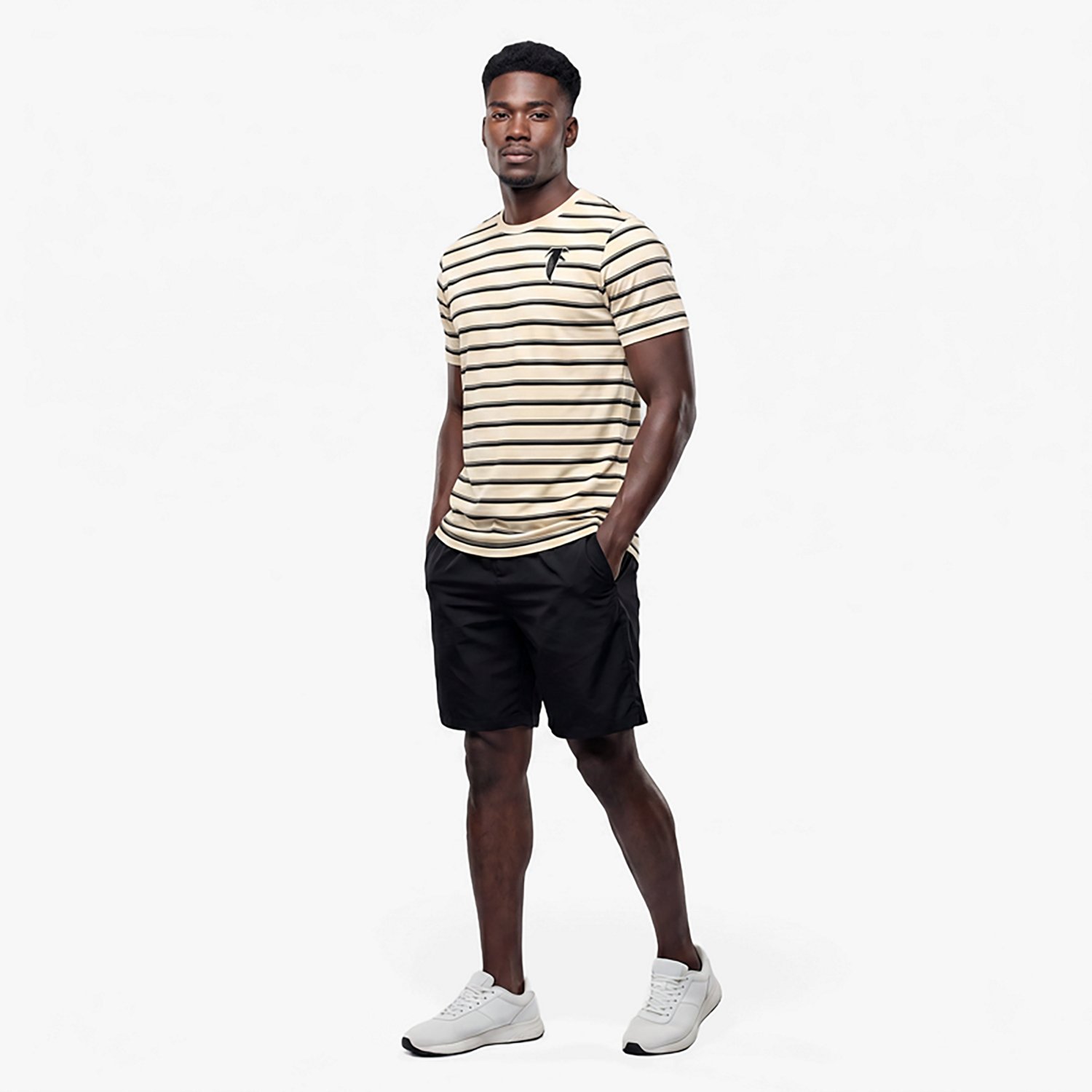 Nike Men's Falcons Rewind Club Striped T-shirt - view number 3