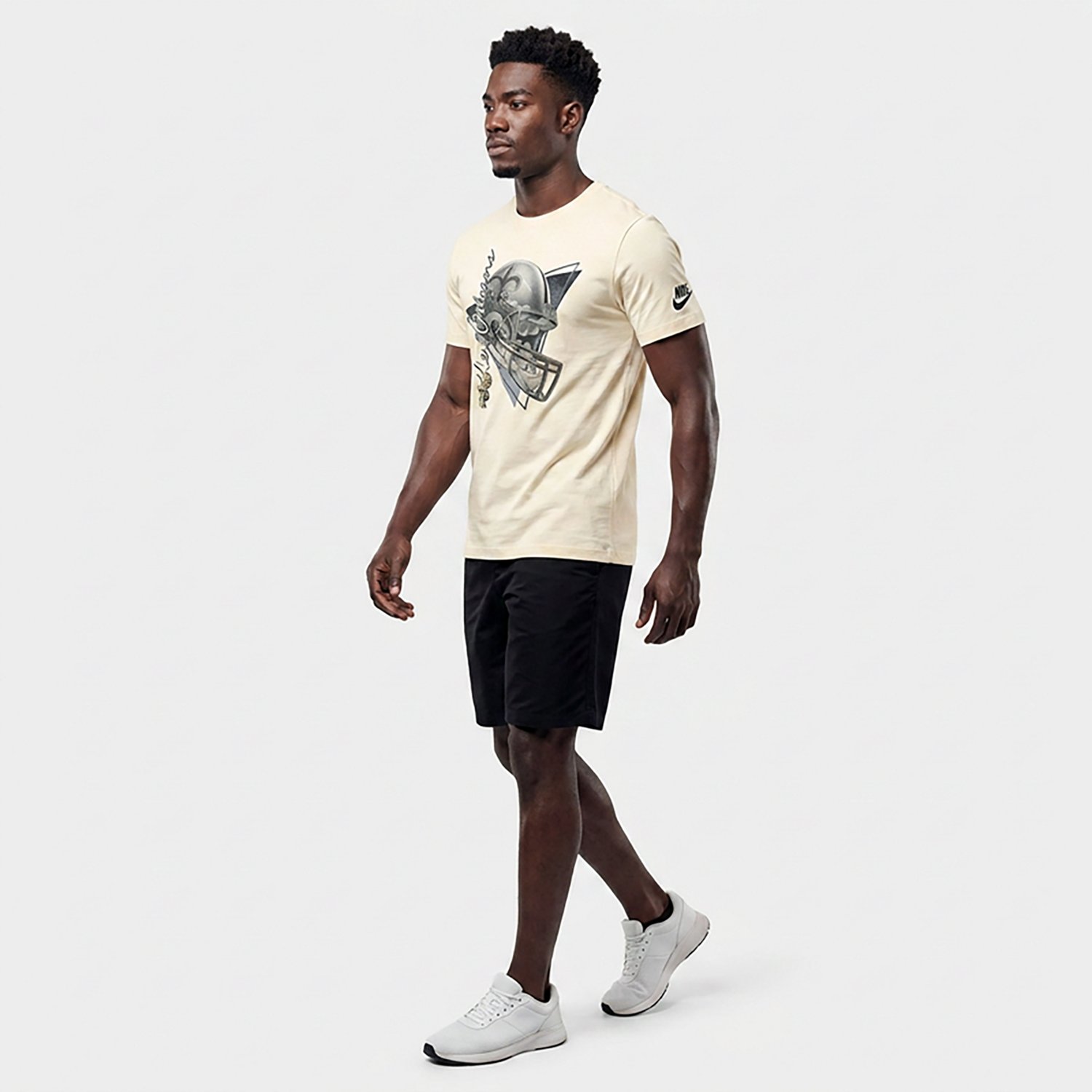 Nike Men's Saints Rewind Essential T-shirt - view number 3