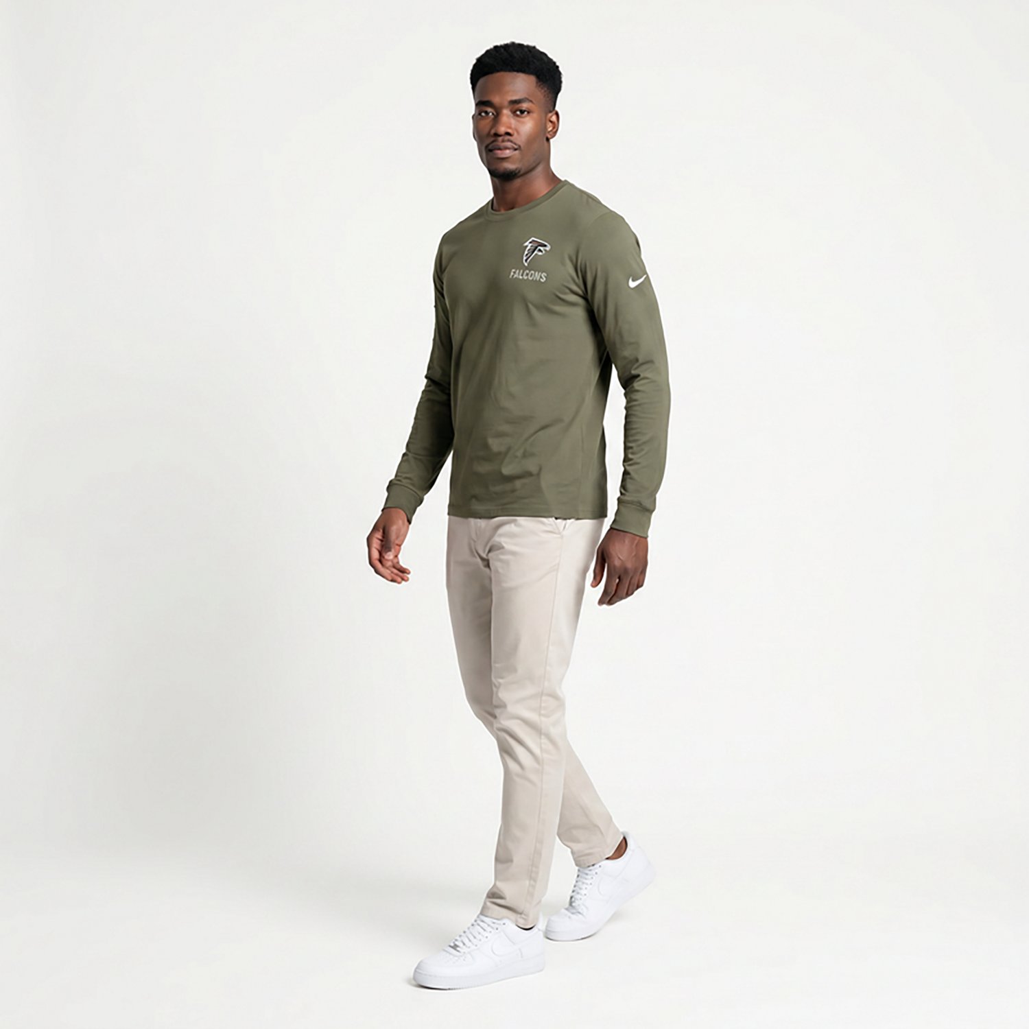 Nike Men's Falcons Salute to Service Long Sleeve T-shirt | Academy