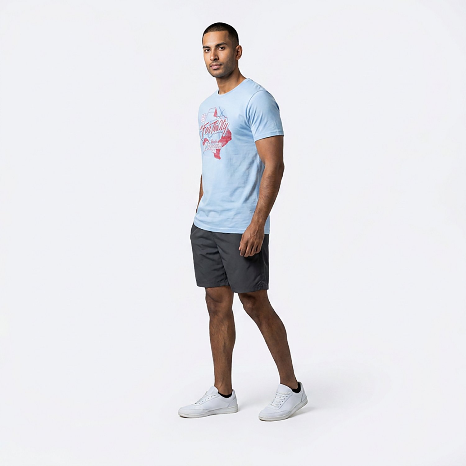 47 Houston Blue For The City State Franklin T-shirt