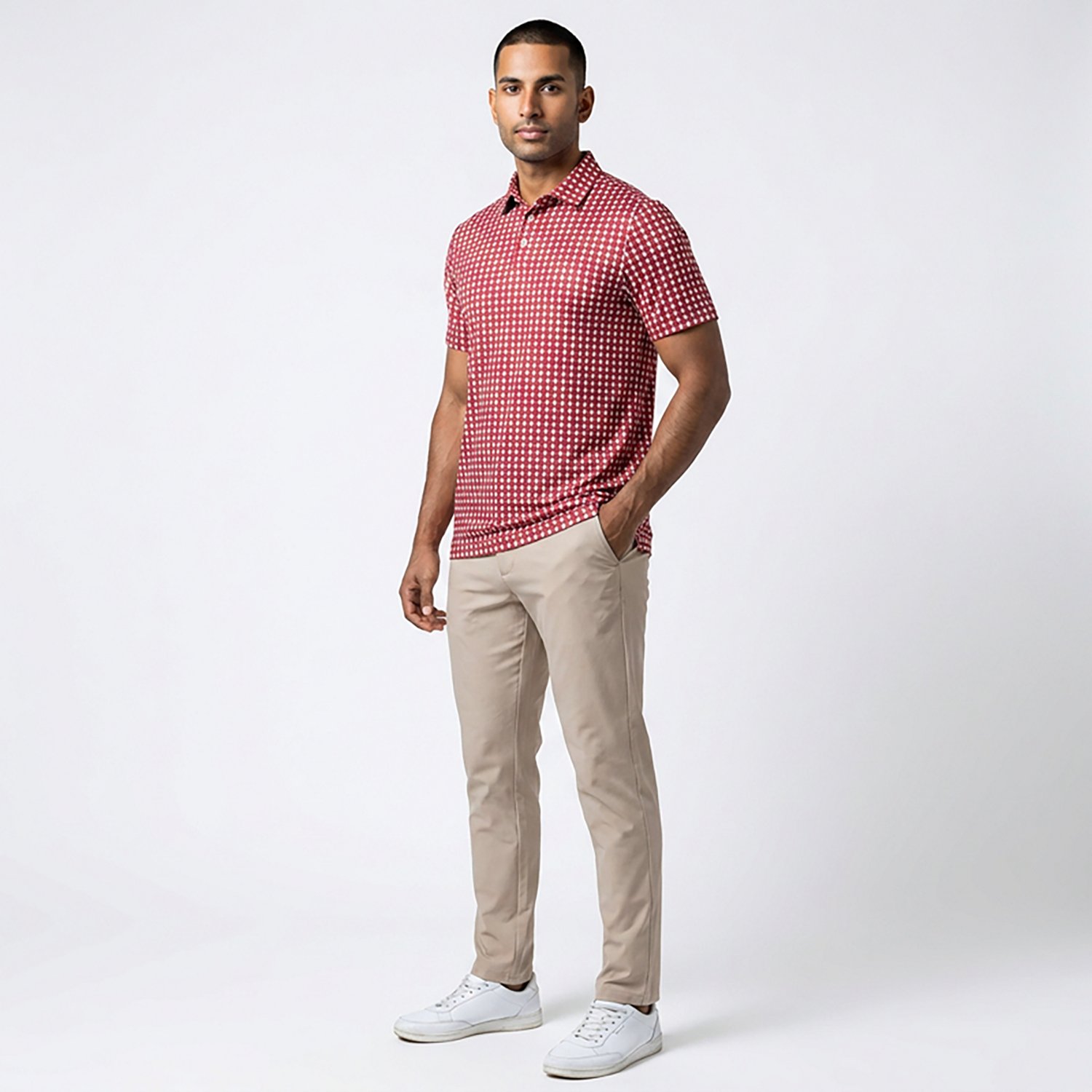 Burlebo Men's Alabama Performance Long Sleeve Polo Shirt - view number 5