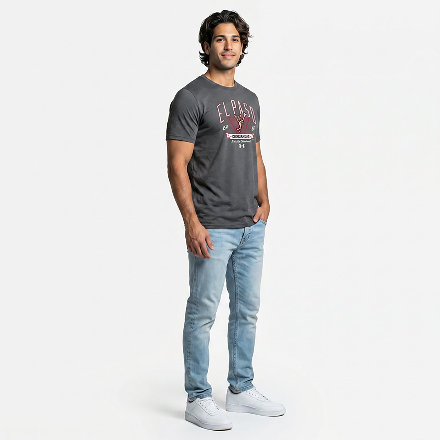 Under Armour Men's Chihuahuas Loaded Bases Icon T-shirt - view number 2