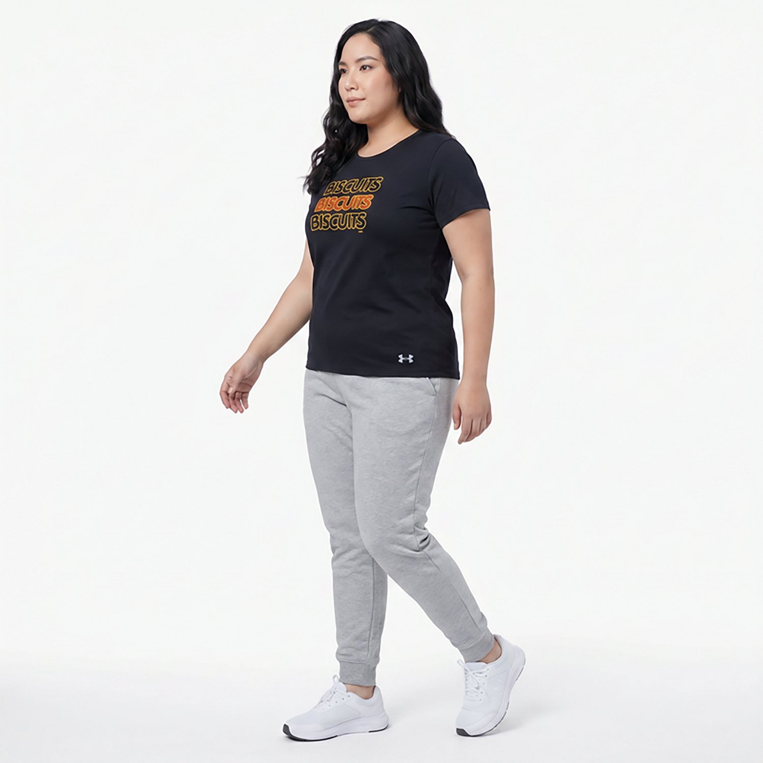 Under Armour Women's Biscuits Pine Tar Performance T-shirt - view number 2