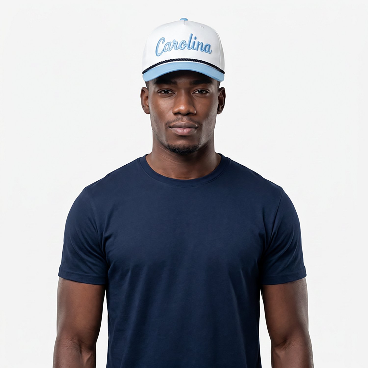 47 Brands Adults' University of North Carolina Tar Heels Script Argyle Hitch Cap - view number 3