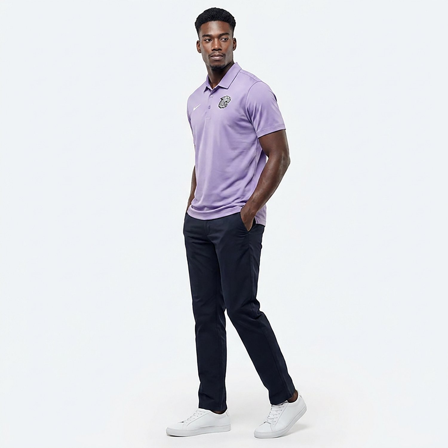Nike Men's Kansas State University Wildcats Cat Head Dri-FIT Victory Polo Shirt - view number 2