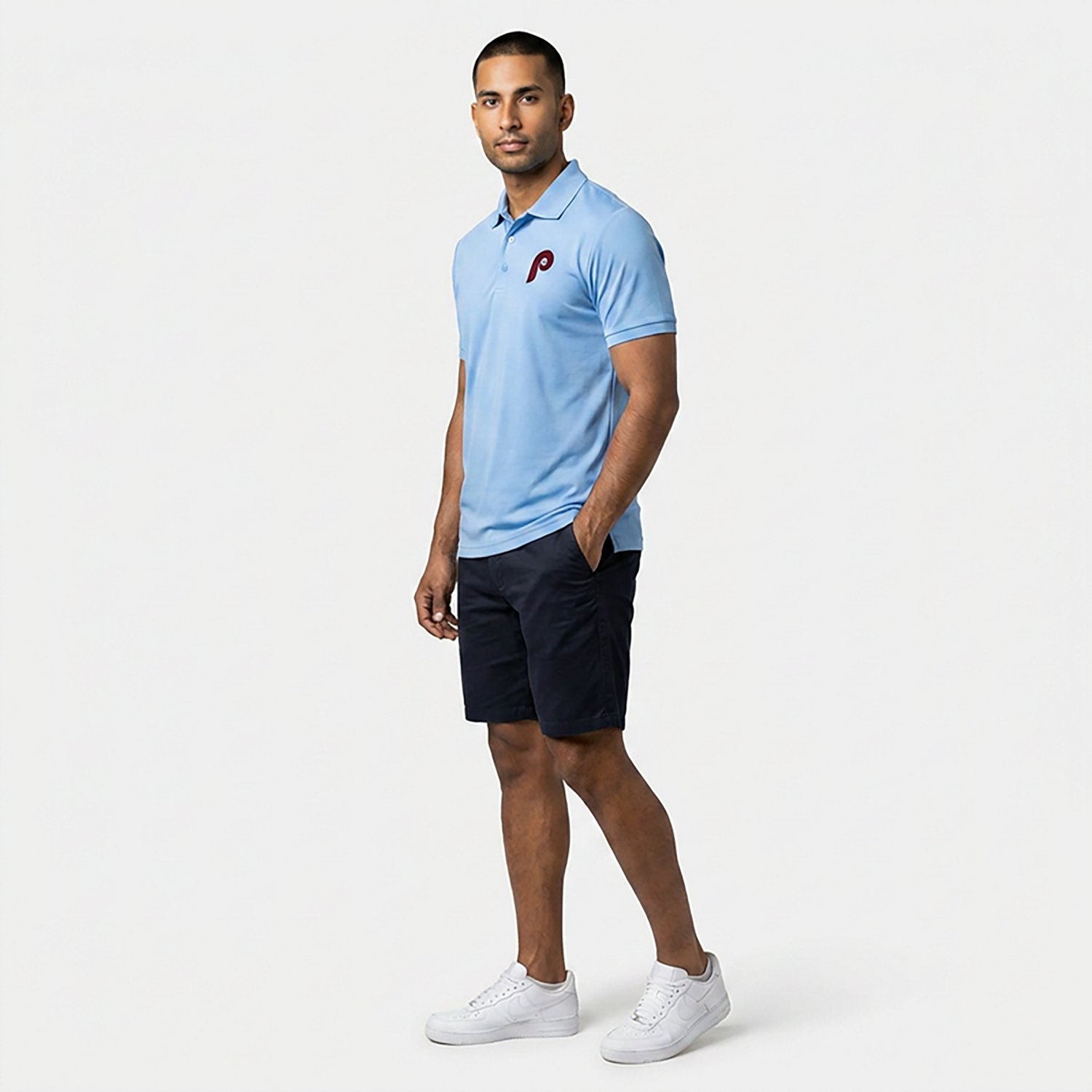 Antigua Men's Philadelphia Phillies Legacy Pique Polo Shirt - view number 2