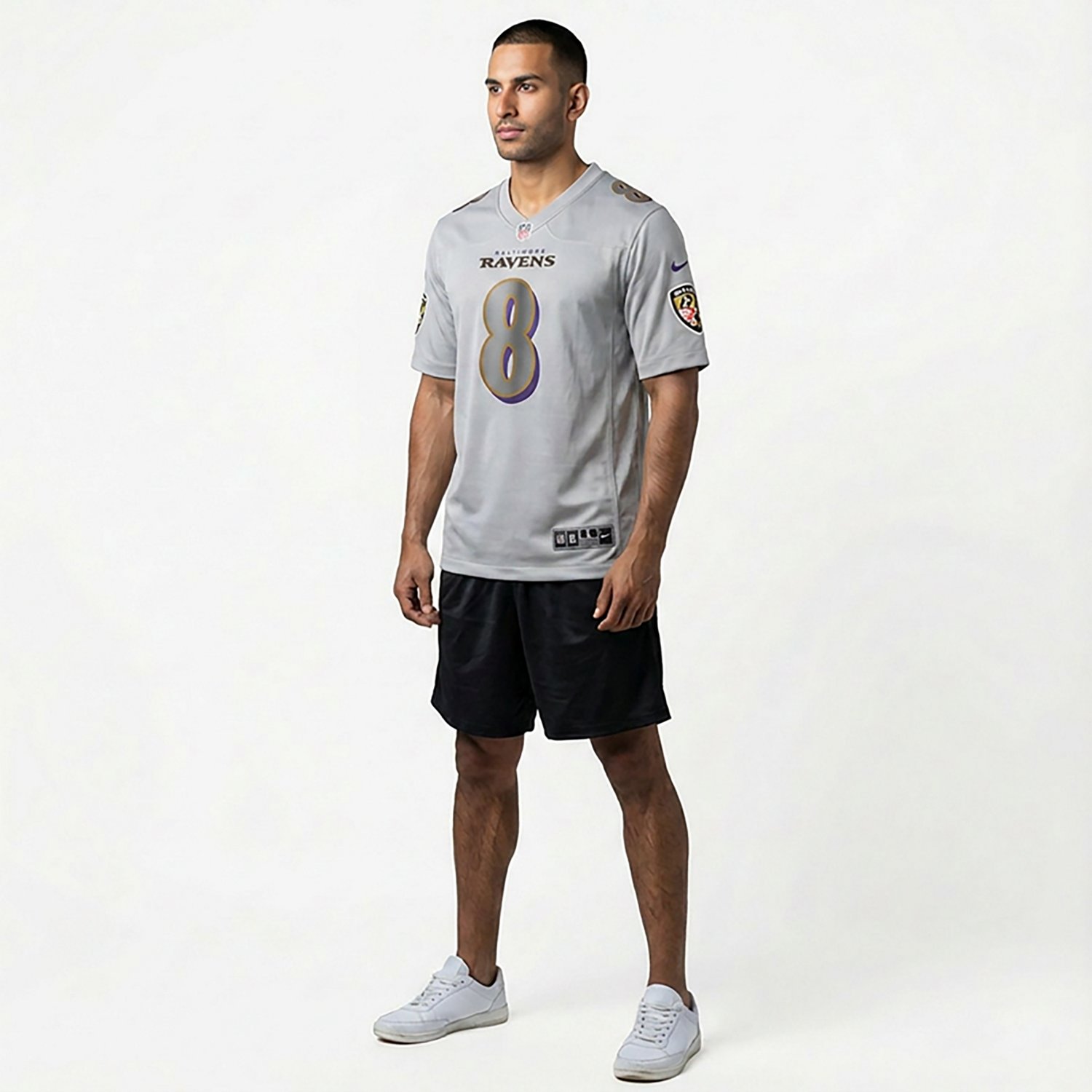 Nike Men's Ravens L. Jackson Atmosphere N&N Jersey - view number 3