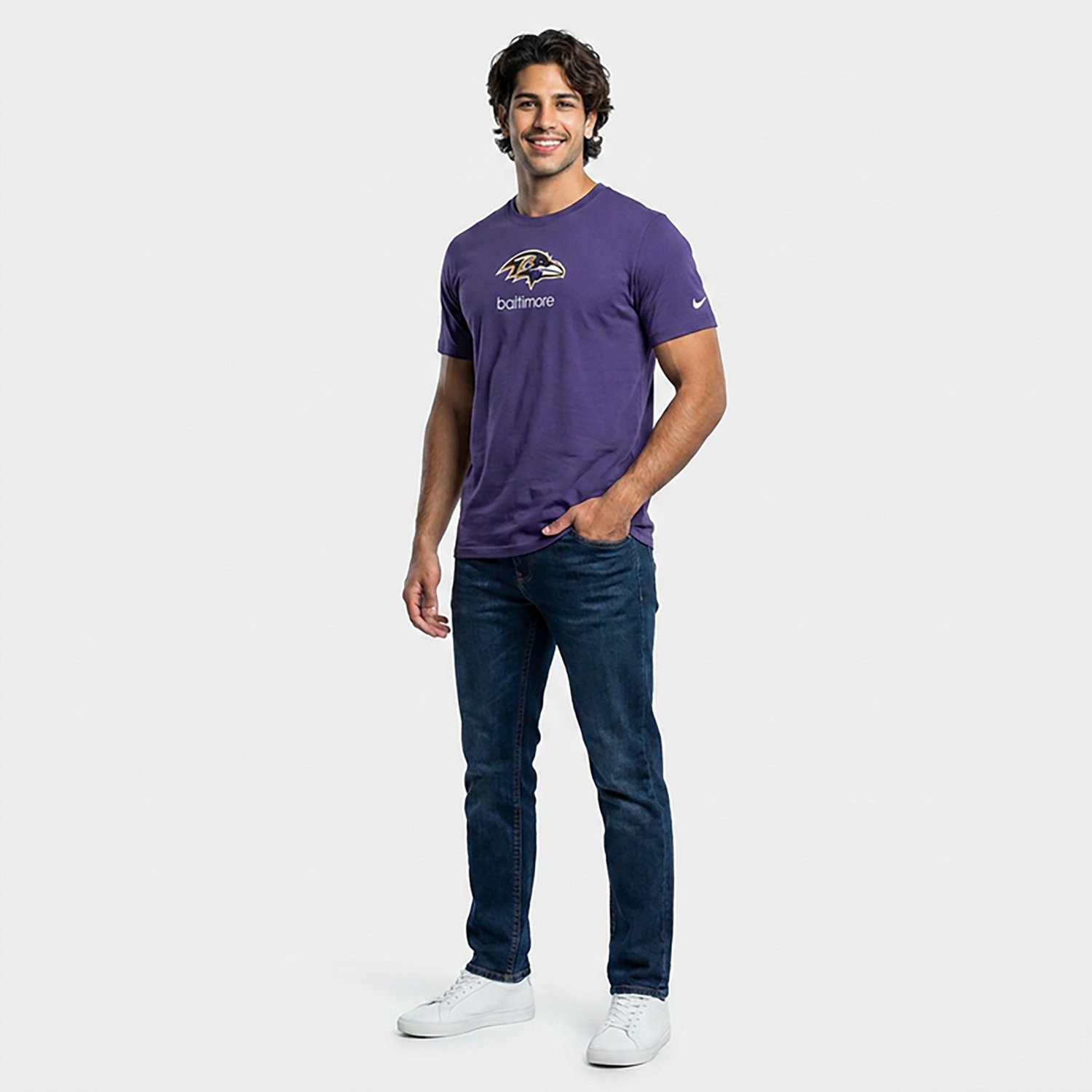 Nike Men's Ravens Legend Sign T-shirt - view number 3