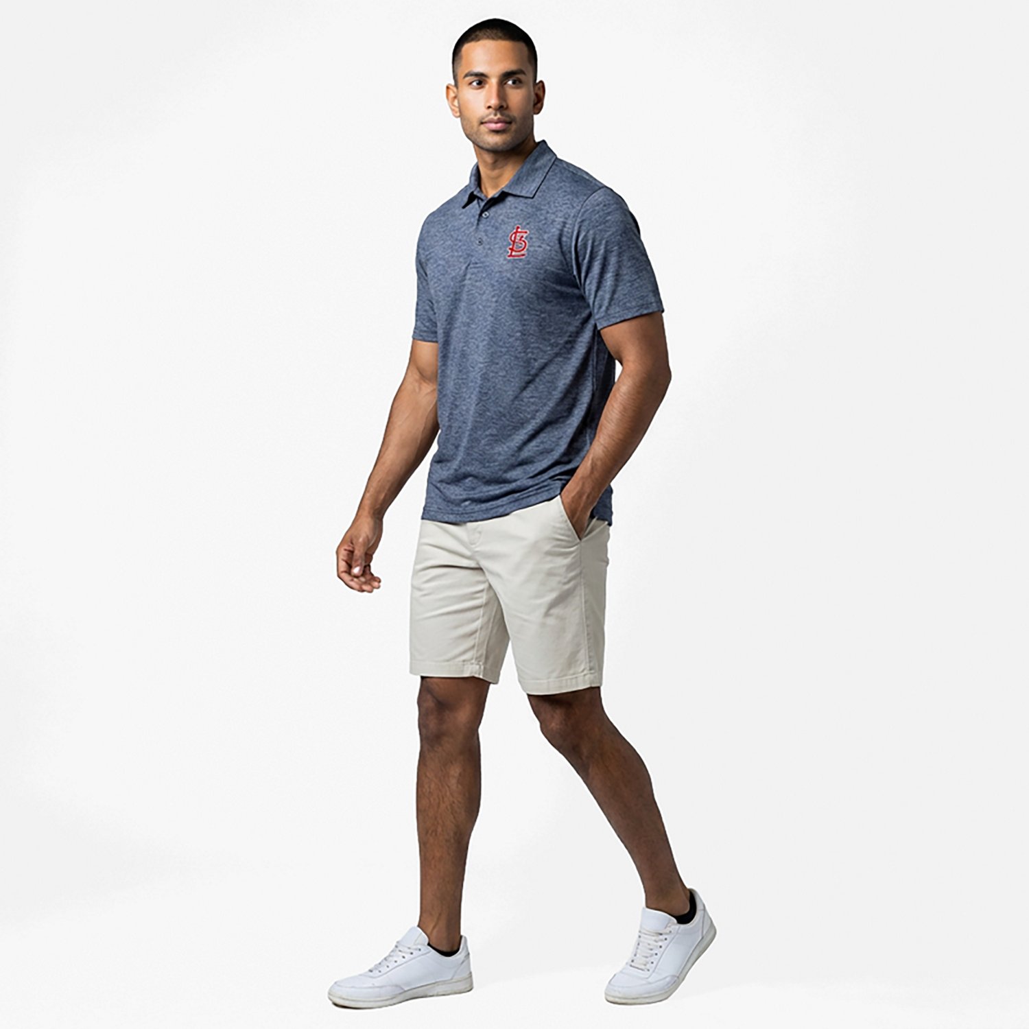 Antigua Men's St. Louis Cardinals Par 3 Polo Shirt
