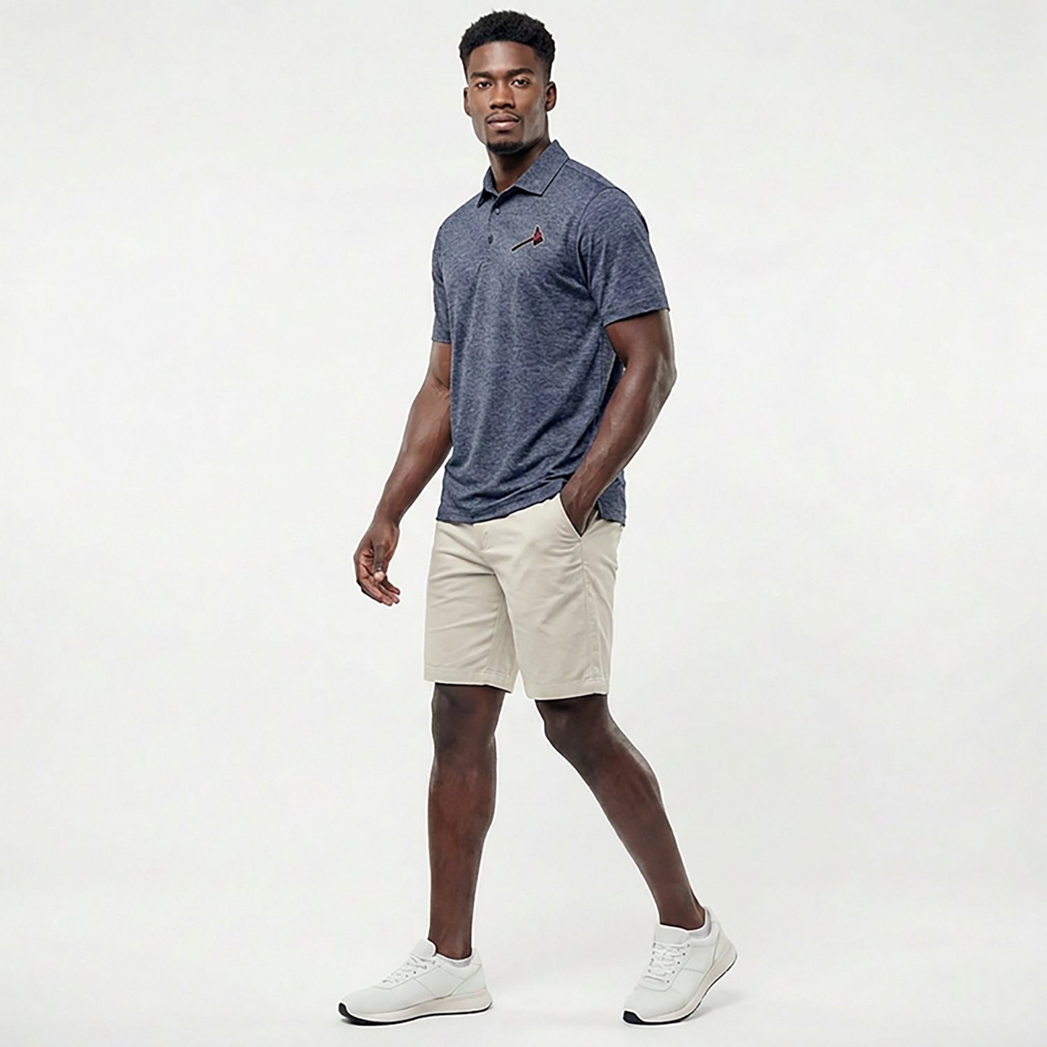 Antigua Men's Atlanta Braves Par 3 Polo Shirt