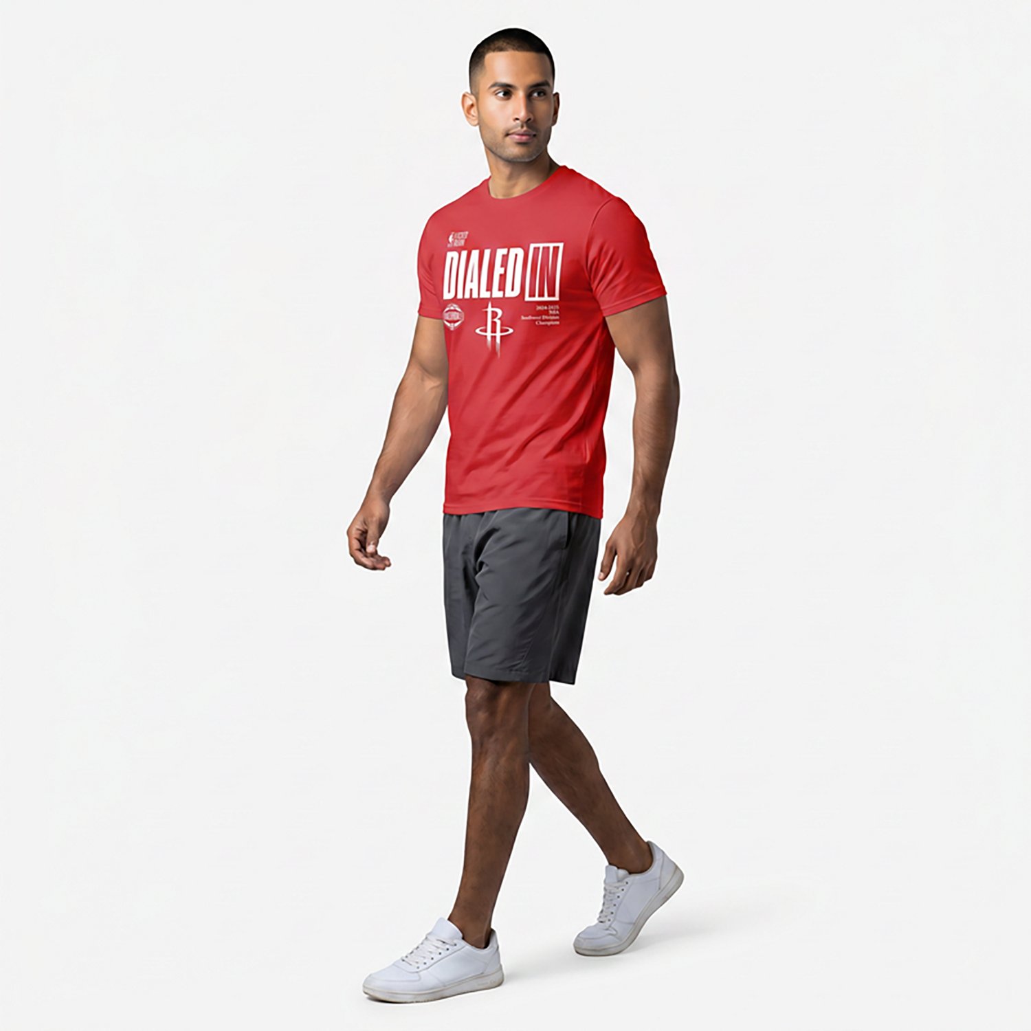 Fanatics Men's Rockets 25 Division Champs Locker Room T-shirt