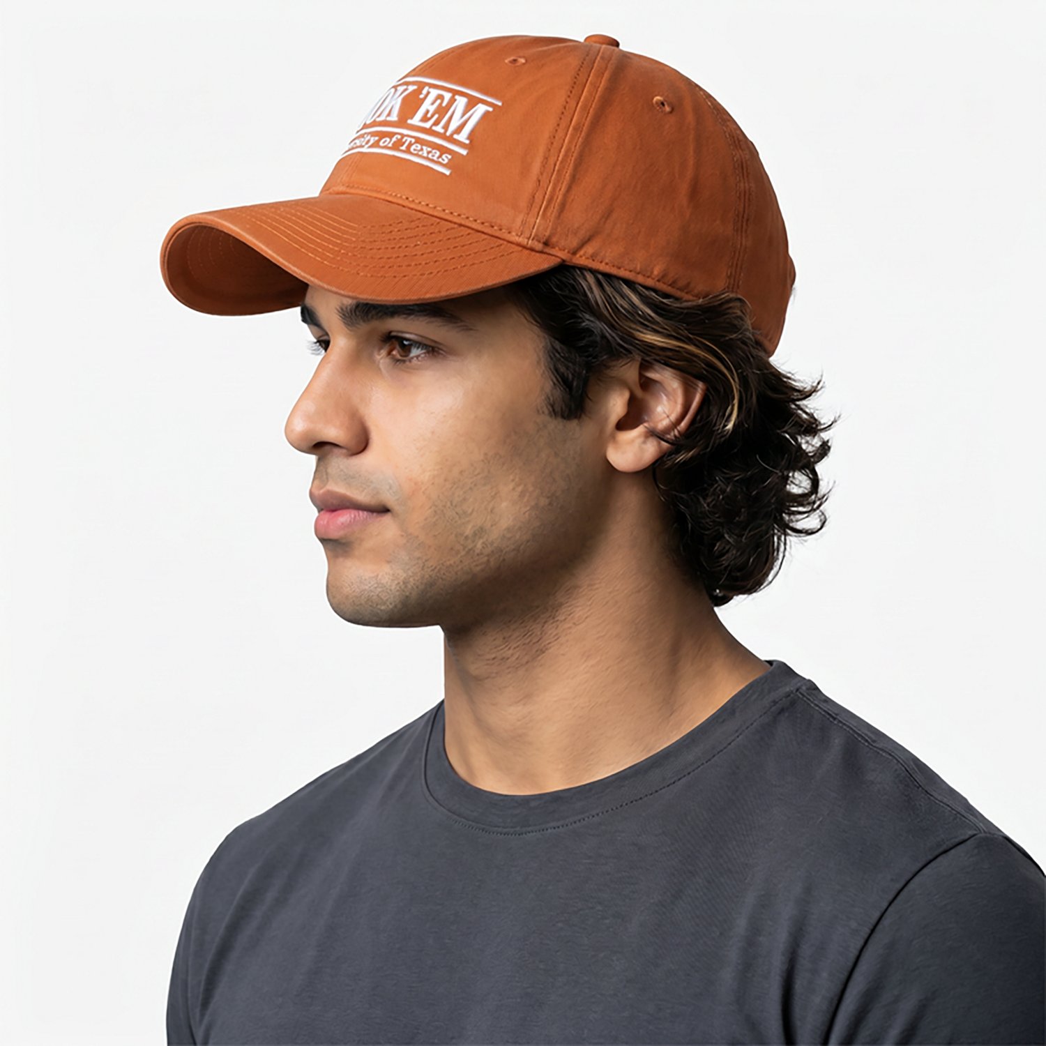 The Game Adults' Texas Longhorns Hook Em Twill Game Bar Cap