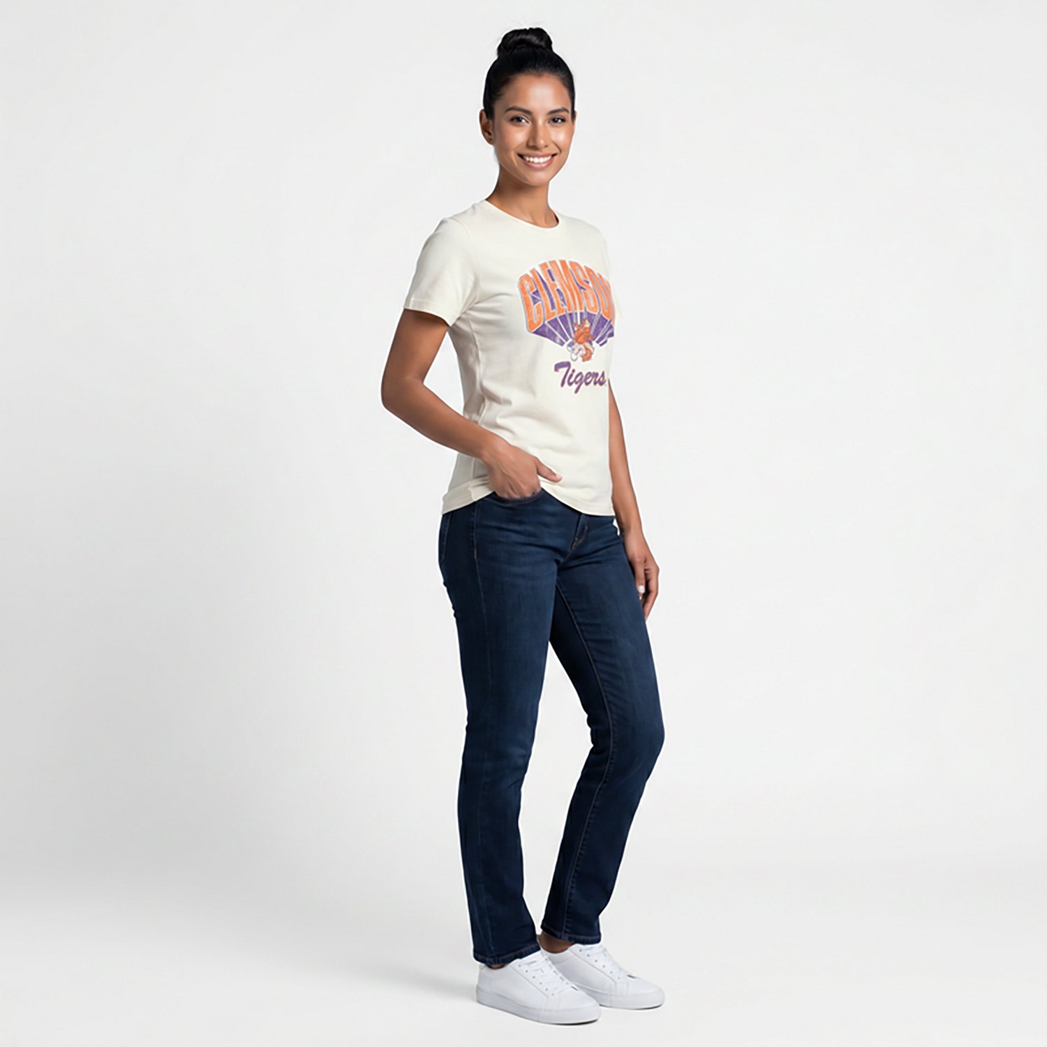 WILDCAT RETRO Women's Clemson Rock Star Meet and Greet T-shirt