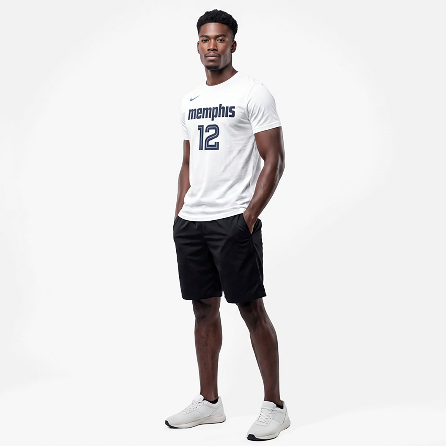 Nike Men's Memphis Grizzlies Ja Morant #12 Essentials City Edition T-shirt - view number 3