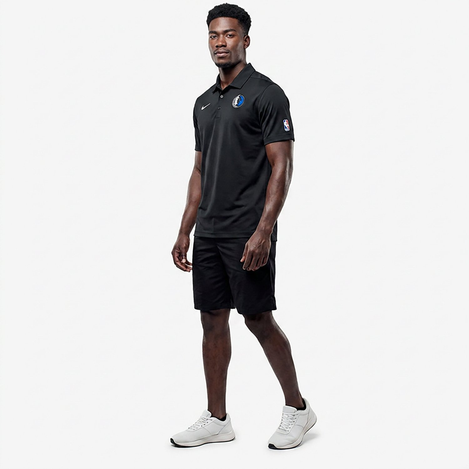 Nike Men's Dallas Mavericks Dry Fit Staff Short Sleeve Polo