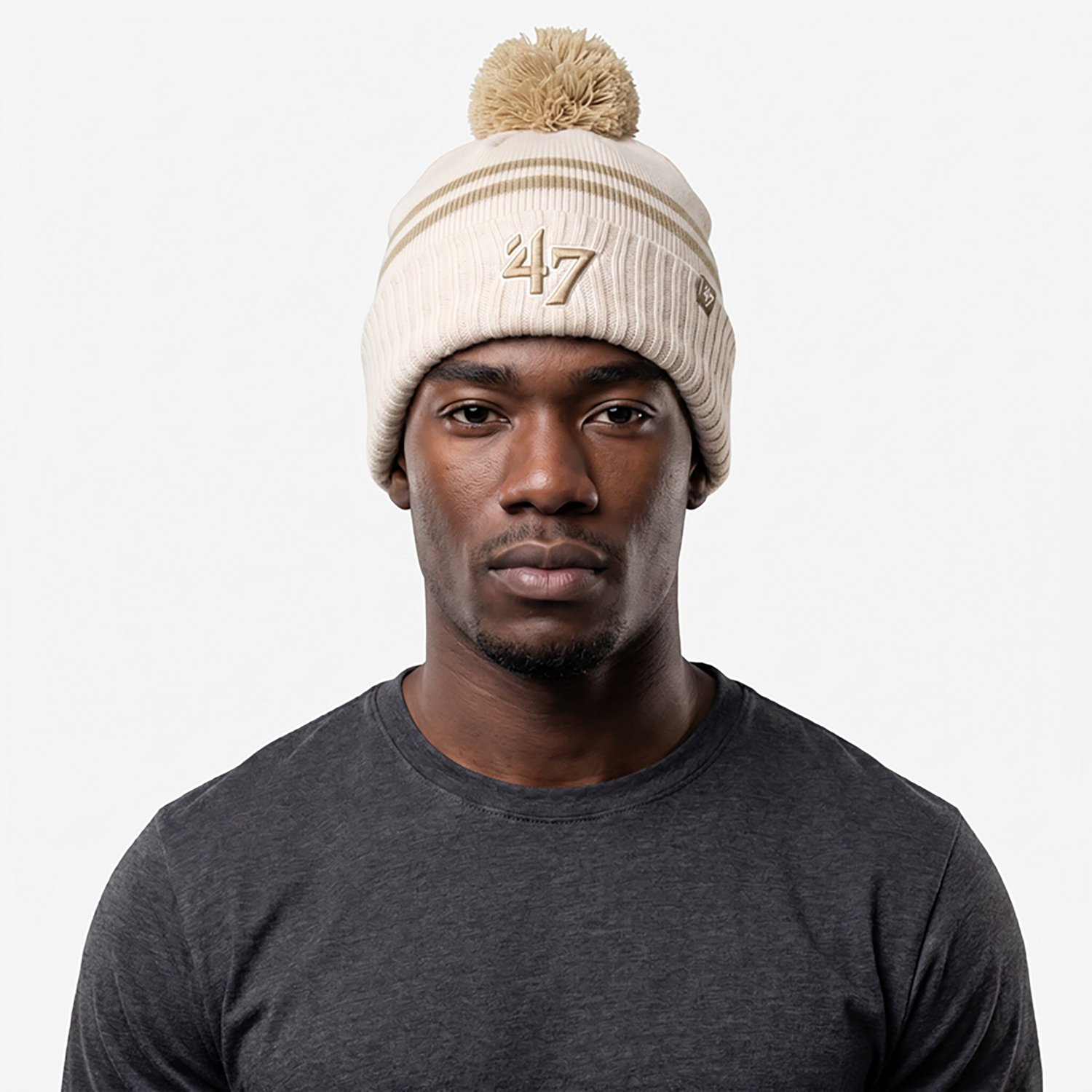 47 Texans Latte Cuff Knit Beanie