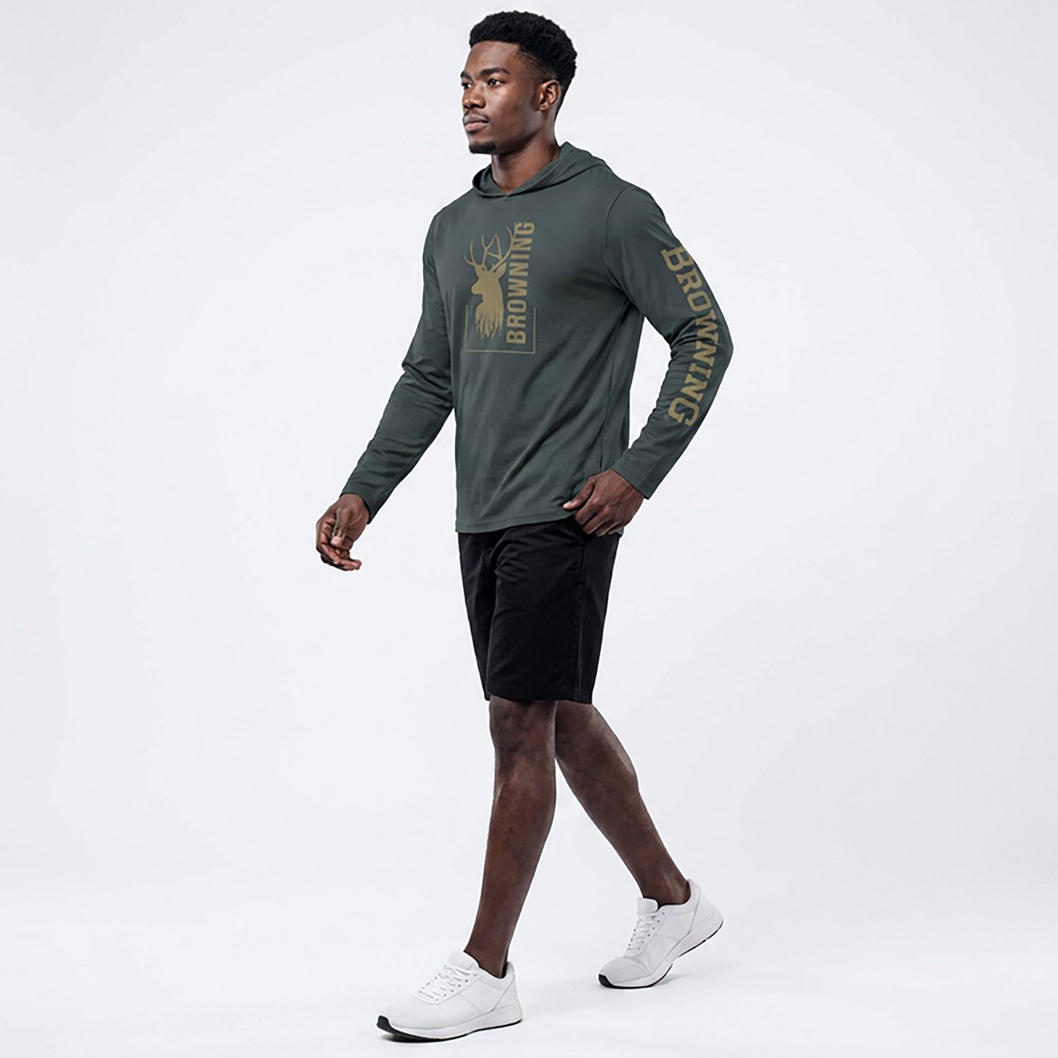 Browning Men's Taylor Hooded Long Sleeve T-shirt
