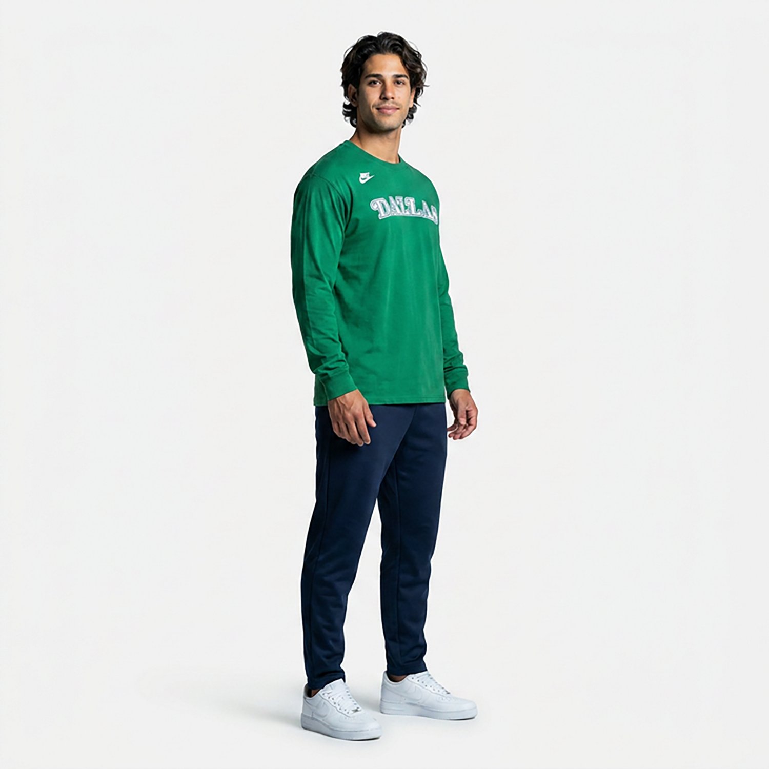 Nike Men's Dallas Mavericks Essential HWC Logo Long Sleeve T-shirt