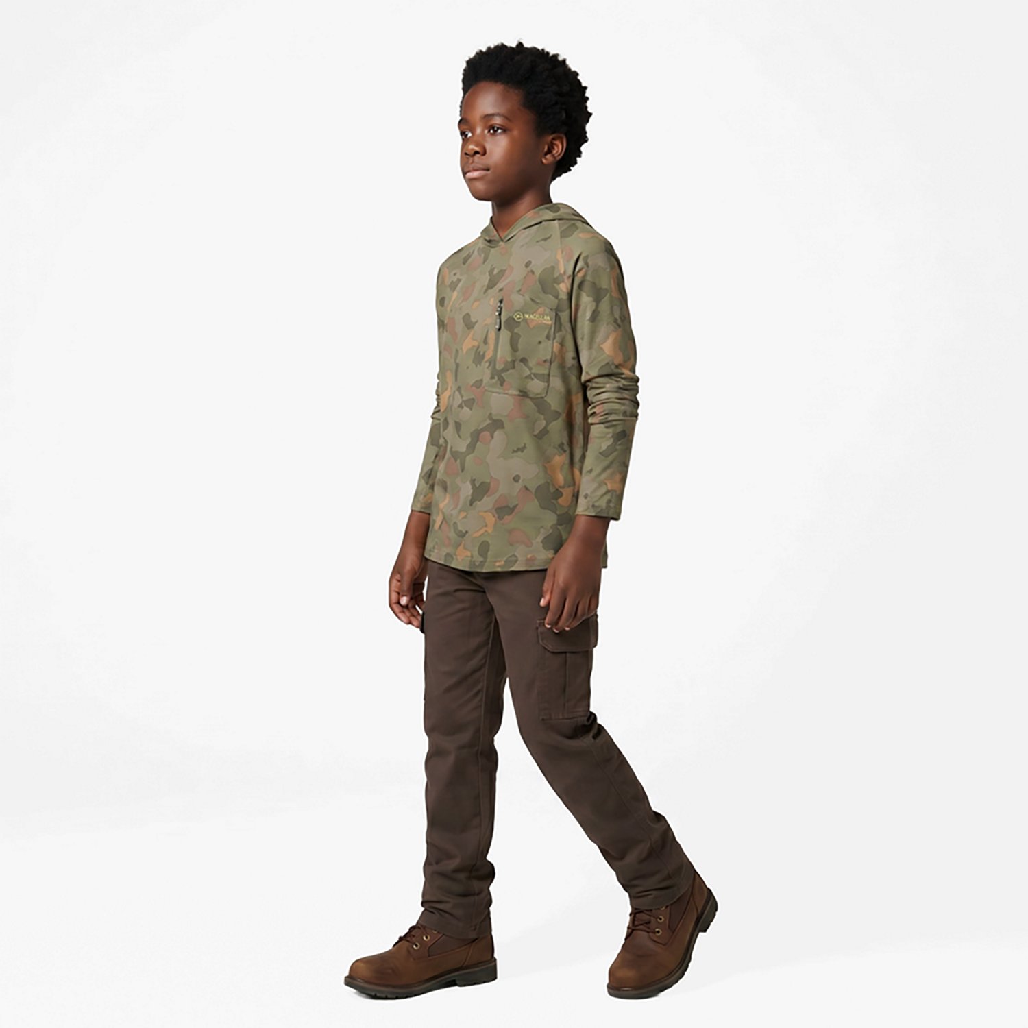 Magellan Boys' Shore & Line Camo Hoodie - view number 3