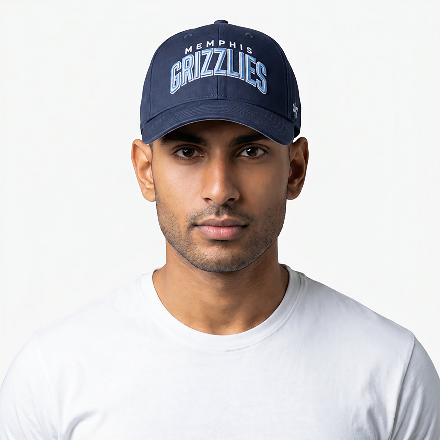 47B Men's Grizzlies Block Arch Hitch Cap - view number 4
