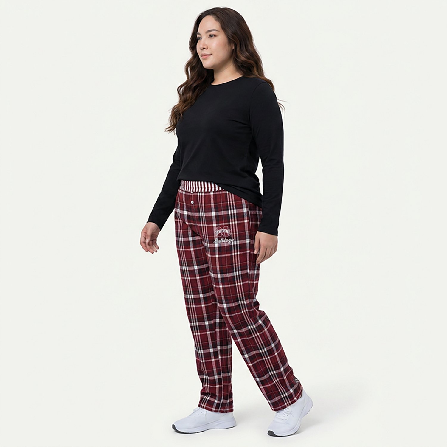 College Concepts Women's Mississippi State Laney Plaid Pants - view number 2