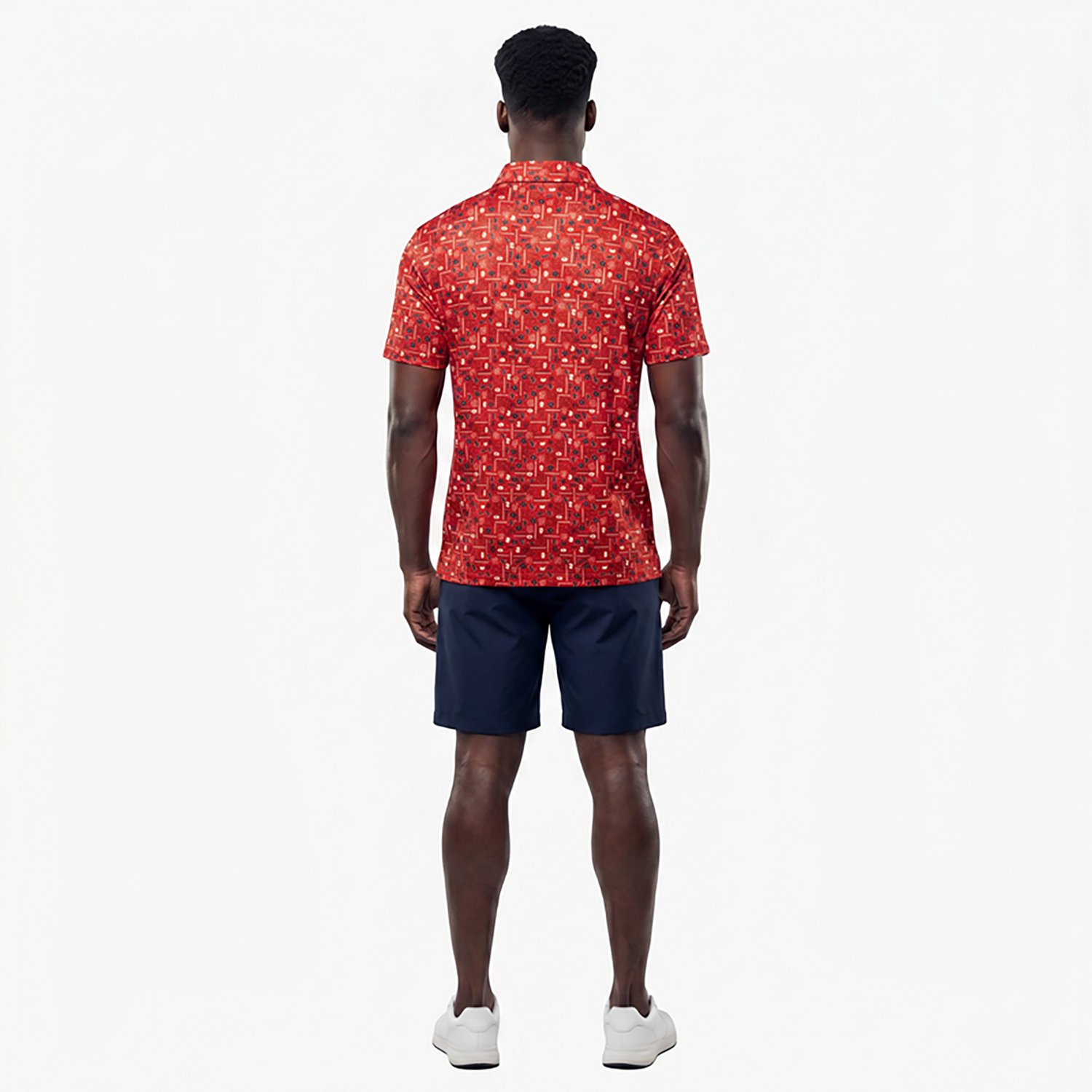 Antigua Men's Houston Texans Lateral Short Sleeve Polo