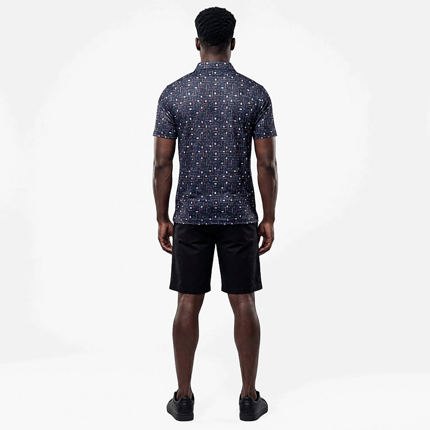 Antigua Men's Houston Texans Lateral Short Sleeve Polo - view number 3