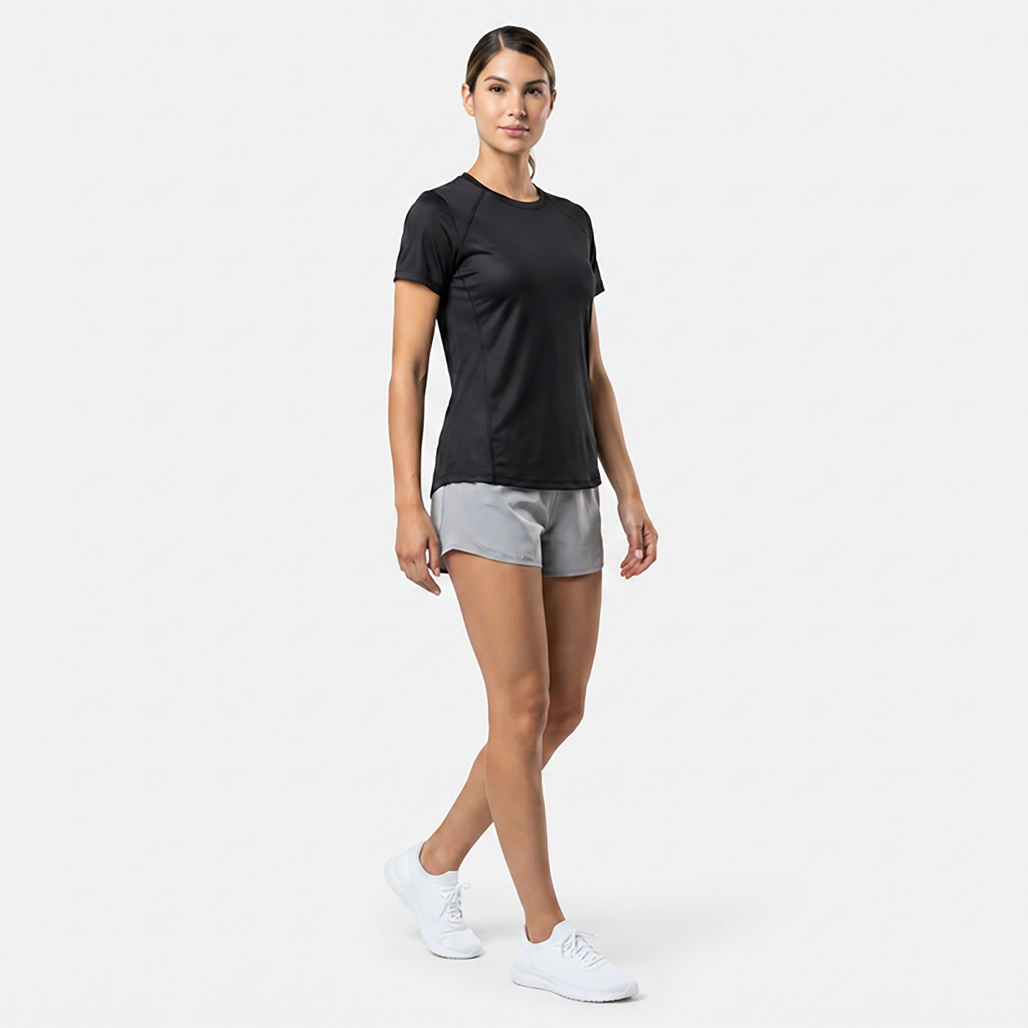 BCG Women's Run Mesh Back Short Sleeve T-shirt