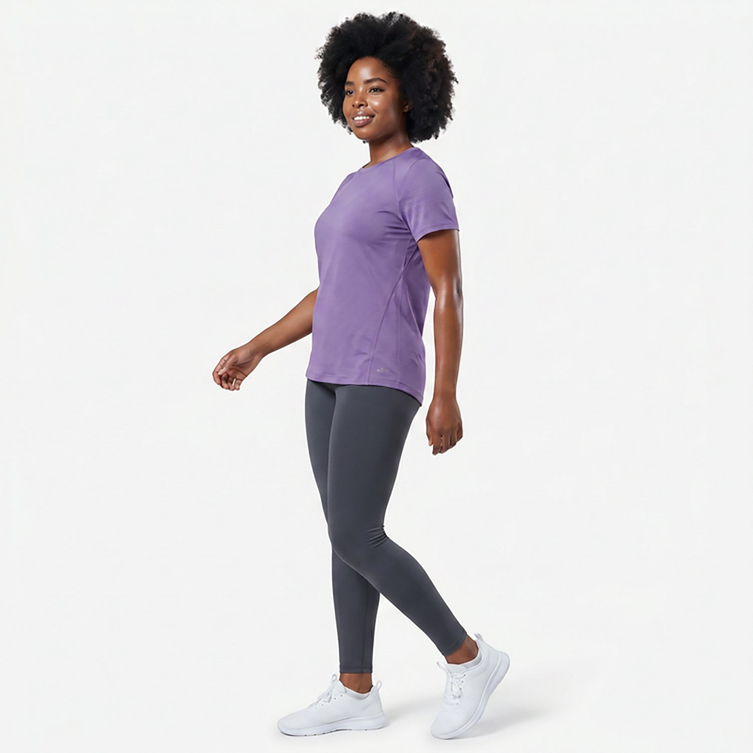 BCG Women's Run Mesh Back Short Sleeve T-shirt - view number 2