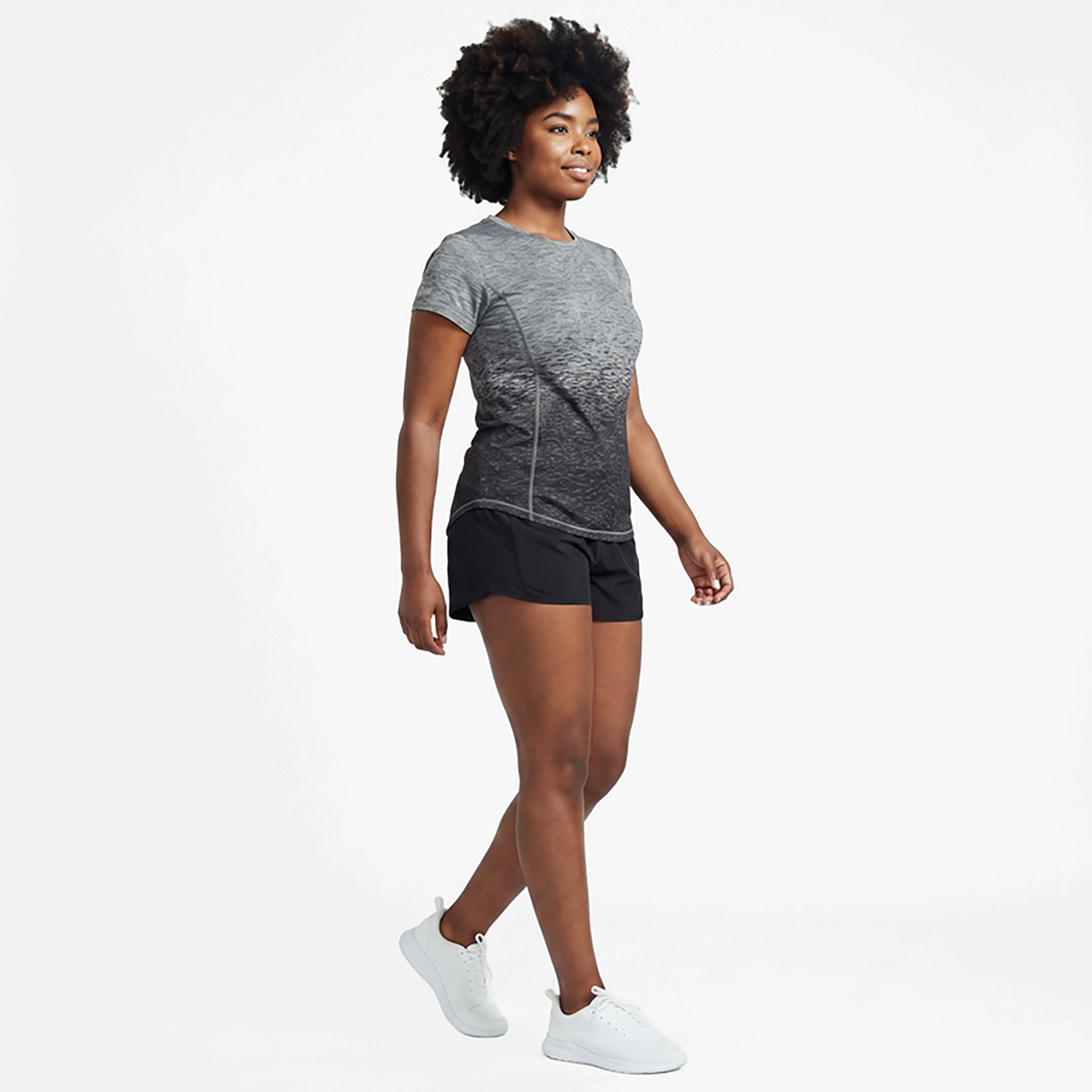BCG Women's Ombre Crew Short Sleeve T-Shirt