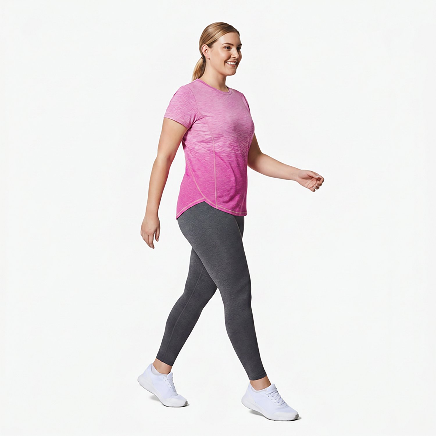 BCG Women's Ombre Crew Short Sleeve T-Shirt