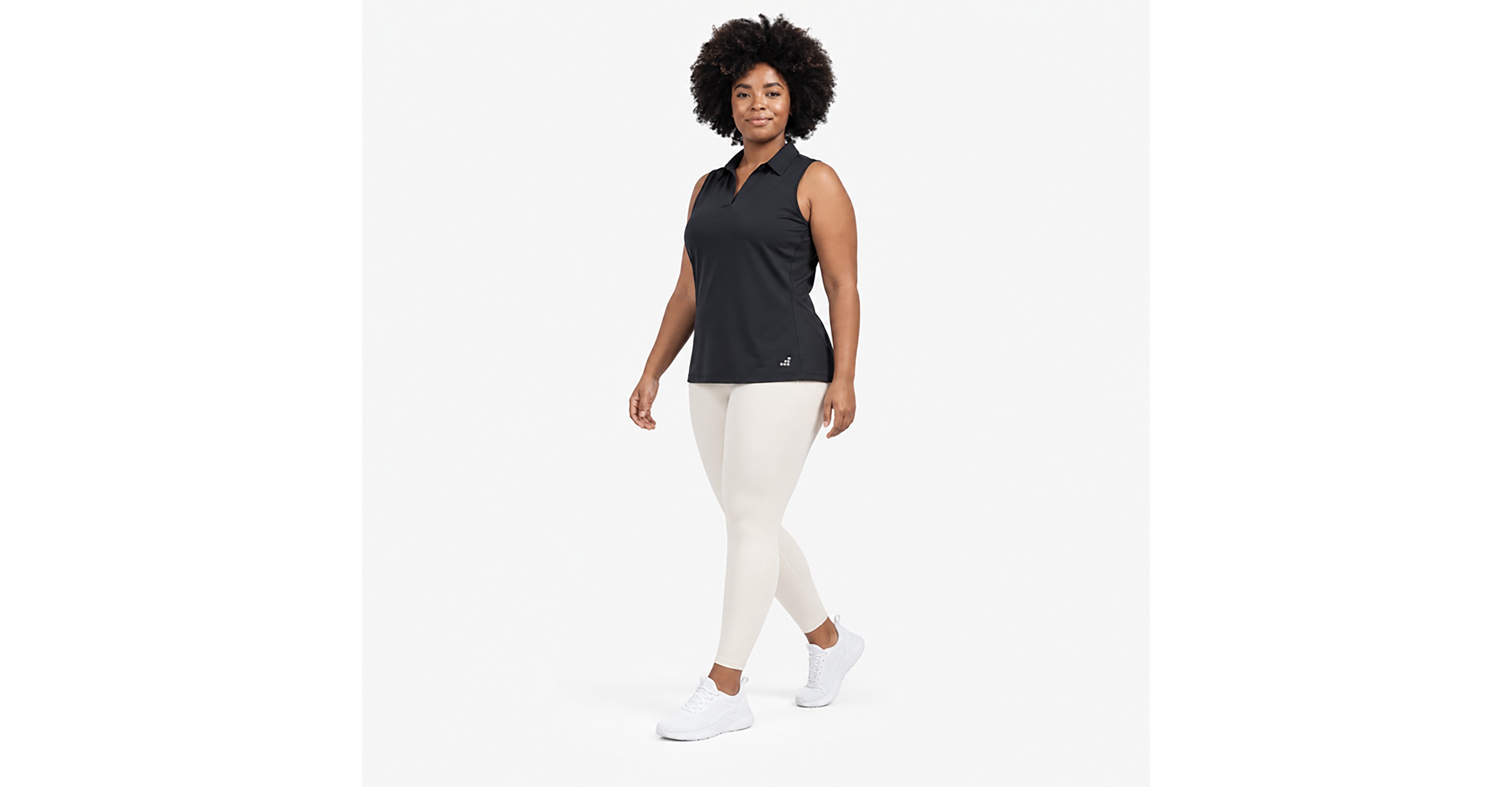 BCG Women's Tennis Dye Cut Polo Shirt