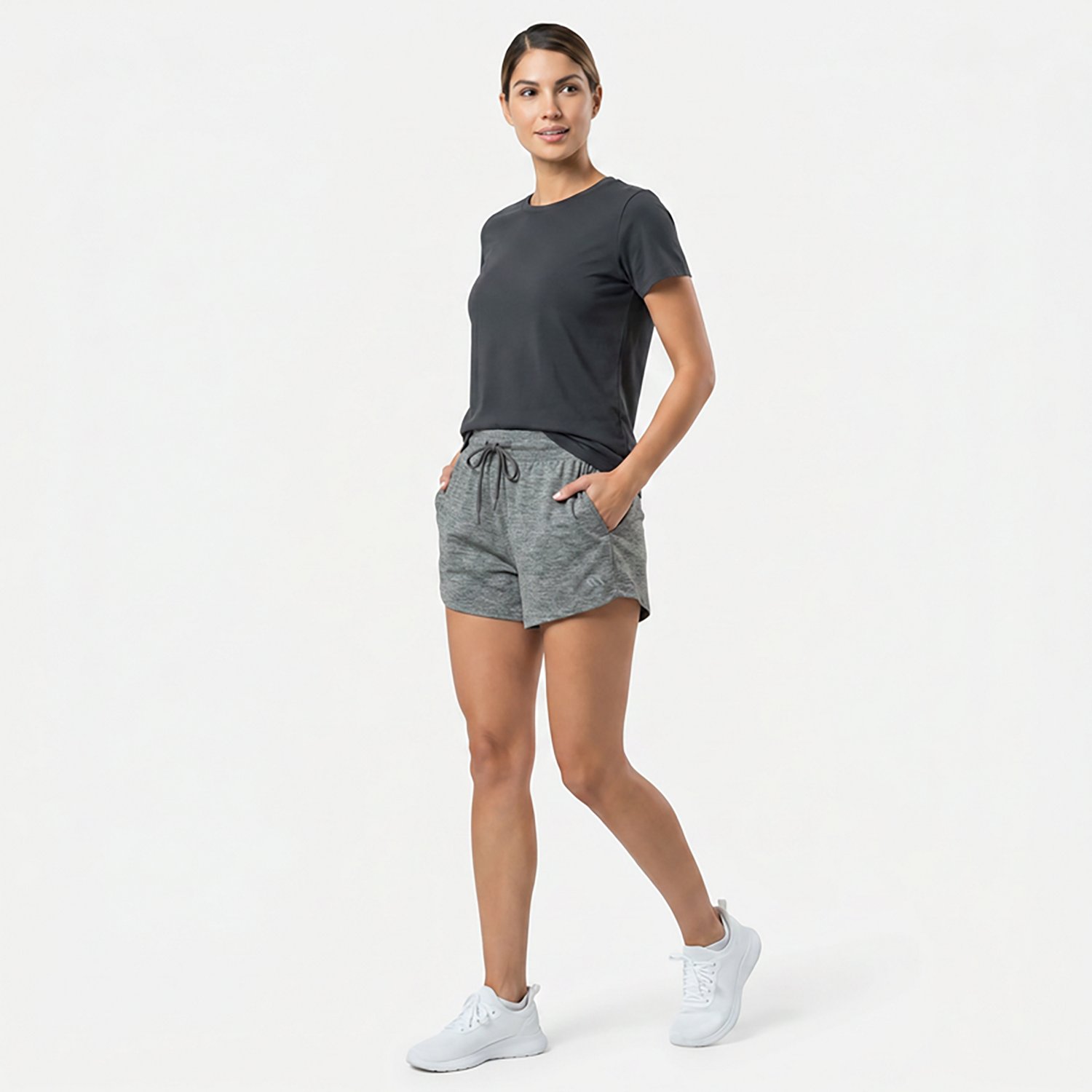 BCG Women's Curve Hem Knit 5'' Short