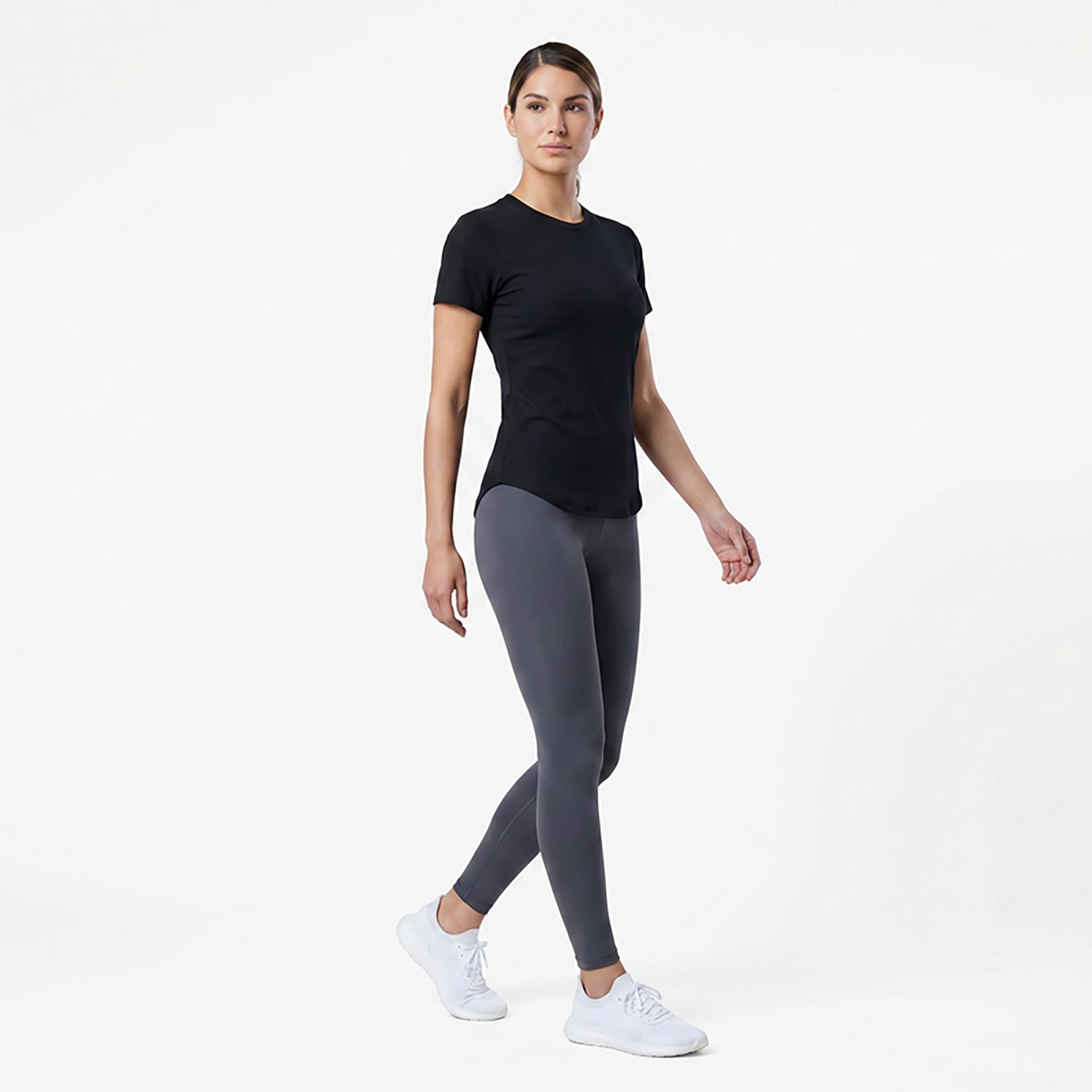 BCG Women's Sign Crew Rib Short Sleeve T-Shirt - view number 3