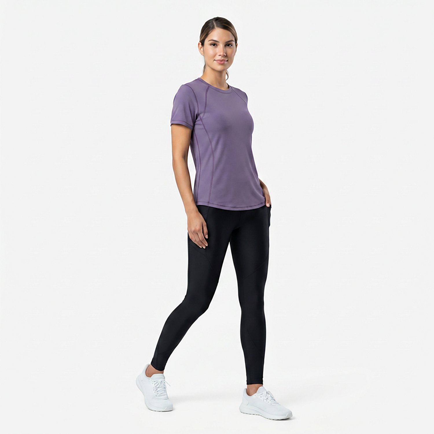 BCG Women's Sign Crew Rib Short Sleeve T-Shirt - view number 3