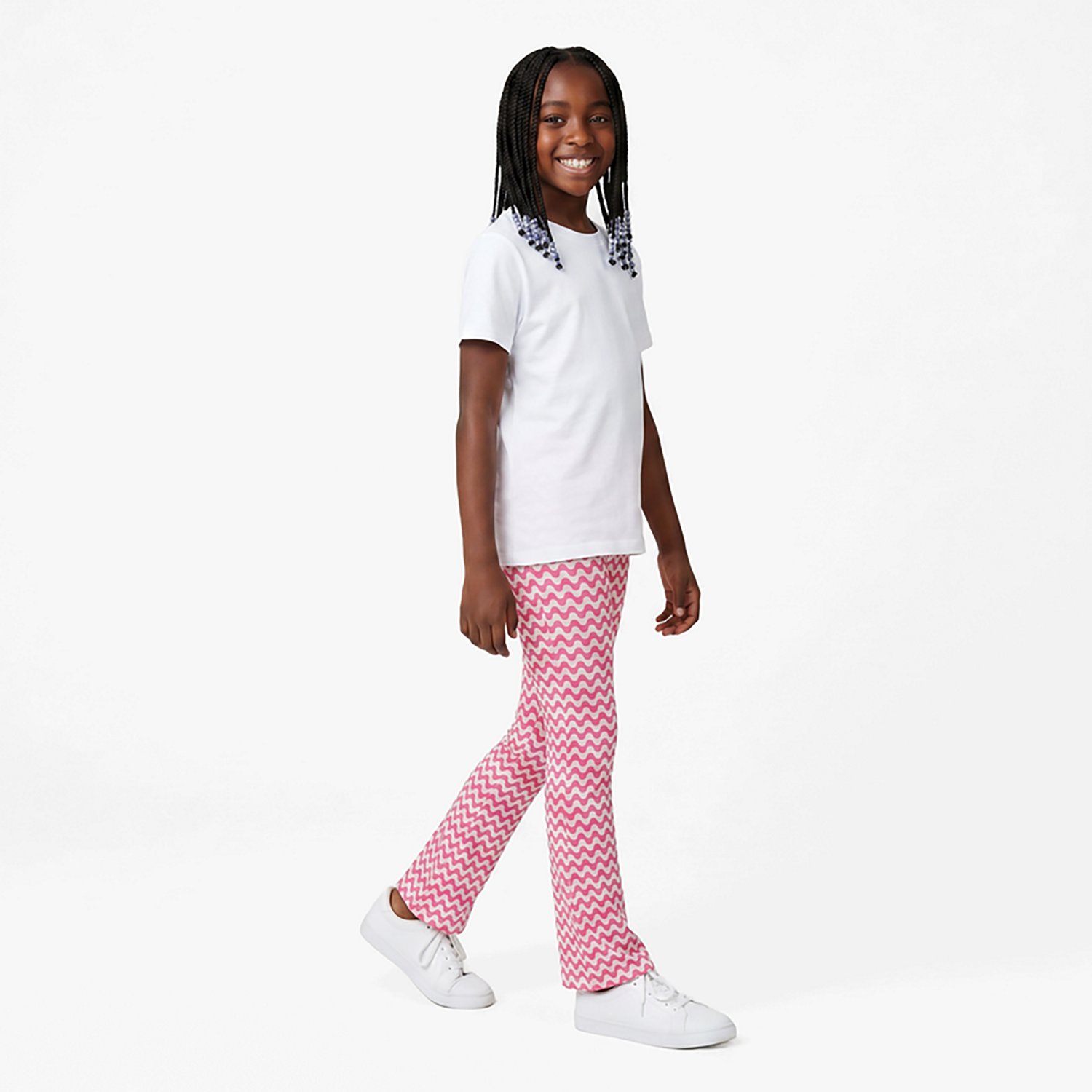 BCG Girls'  Cotton Flare Printed Legging - view number 2