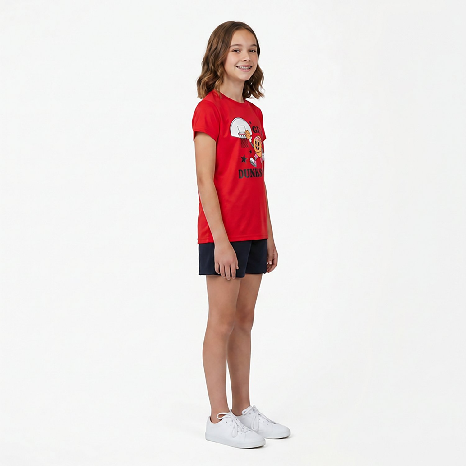BCG Girls' Training Turbo Get Dunks Short Sleeve T-shirt - view number 3