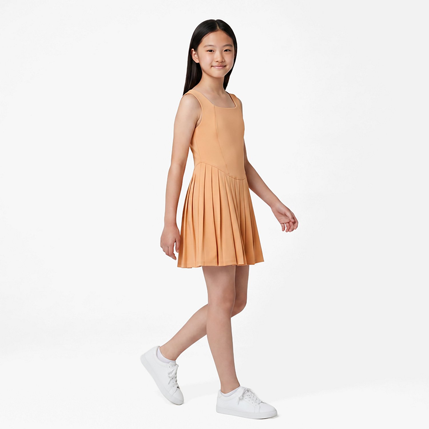 BCG Girls' Tennis Swing Pleated Cami Dress