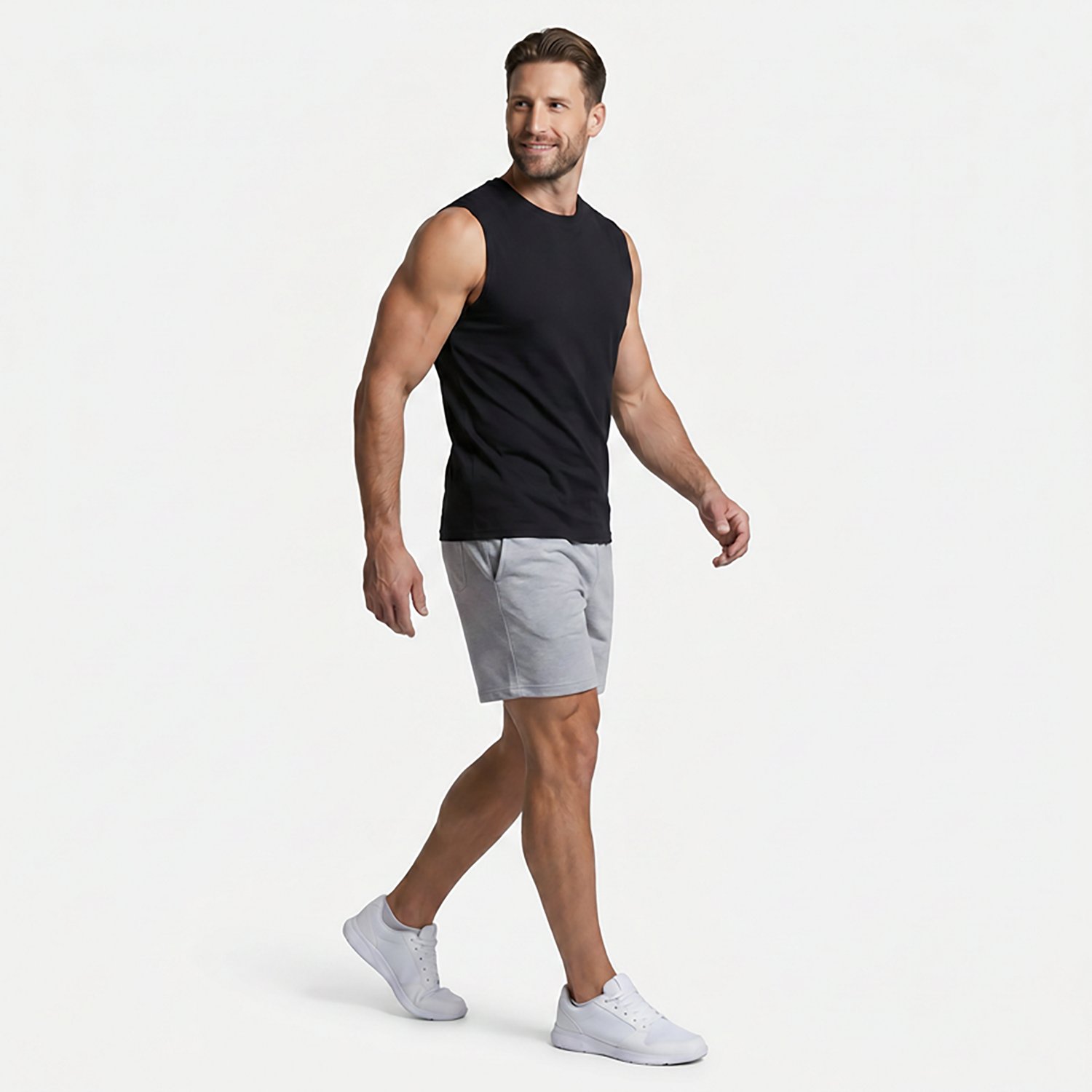 BCG Men's Cotton Muscle Tank Top - view number 2