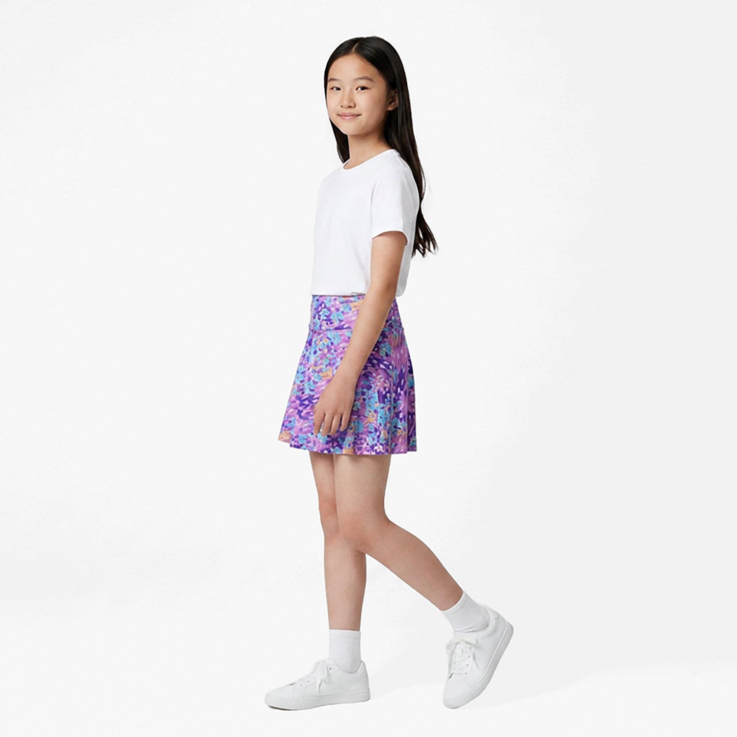 BCG Girls' Tennis Swing Printed Skort