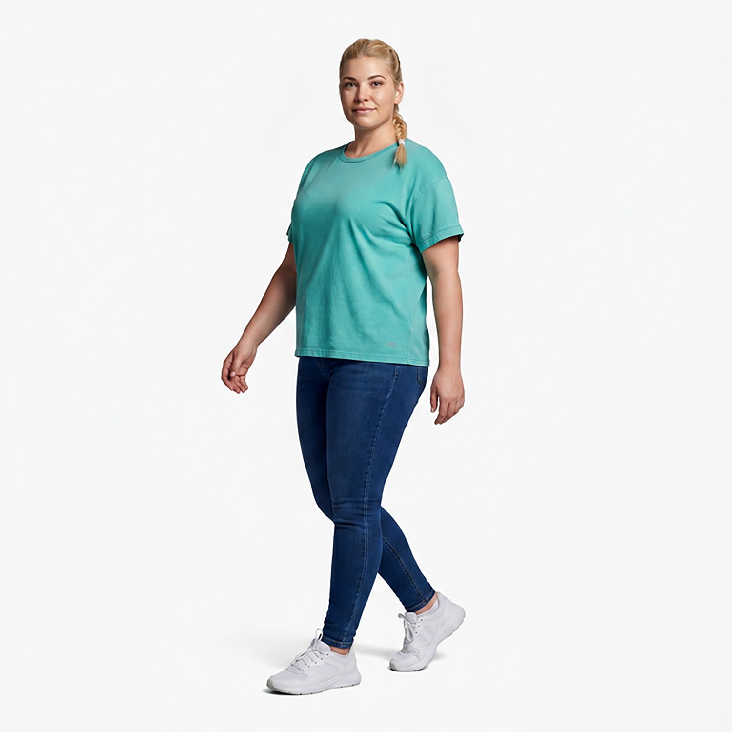BCG Women's Plus Lifestyle Short Sleeve Comet Wash T-Shirt