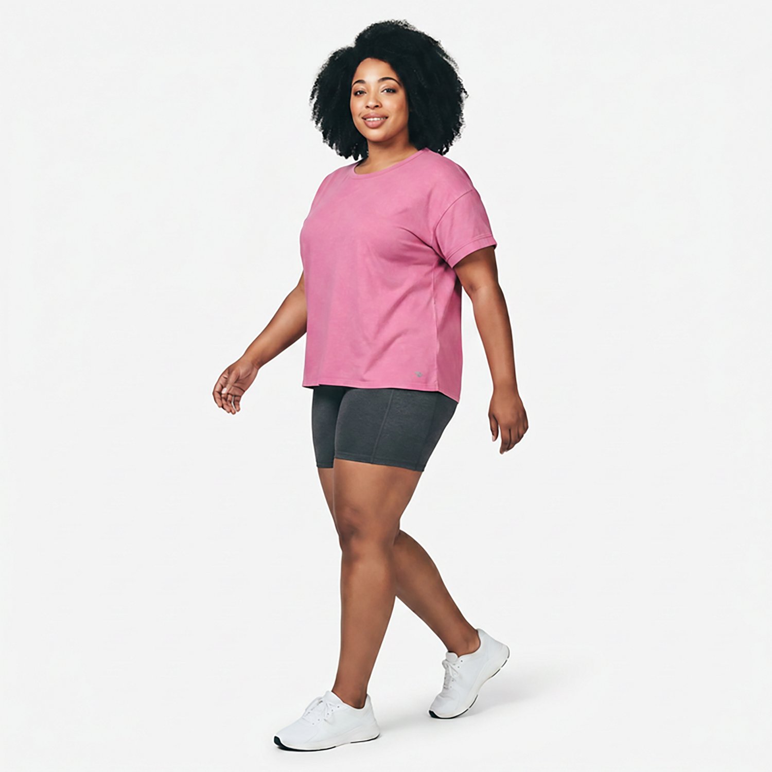 BCG Women's Plus Lifestyle Short Sleeve Comet Wash T-Shirt