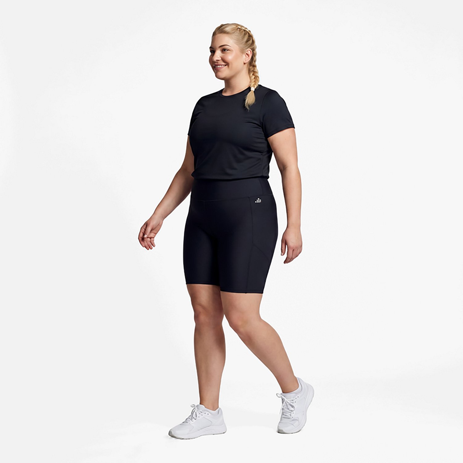 BCG Women's Plus HI Pocket Bike Shorts 7 in.