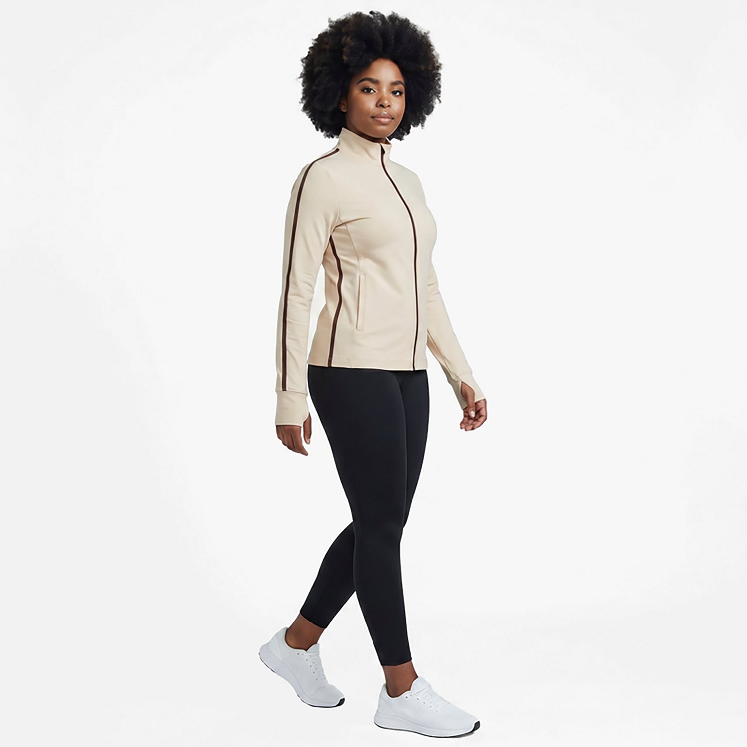 BCG Women's Knit Tech Full Zip Jacket - view number 3