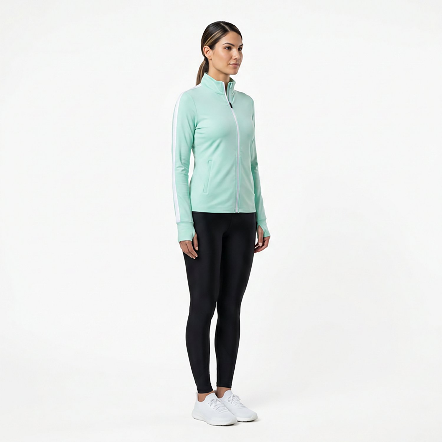 BCG Women's Knit Tech Full Zip Jacket - view number 3