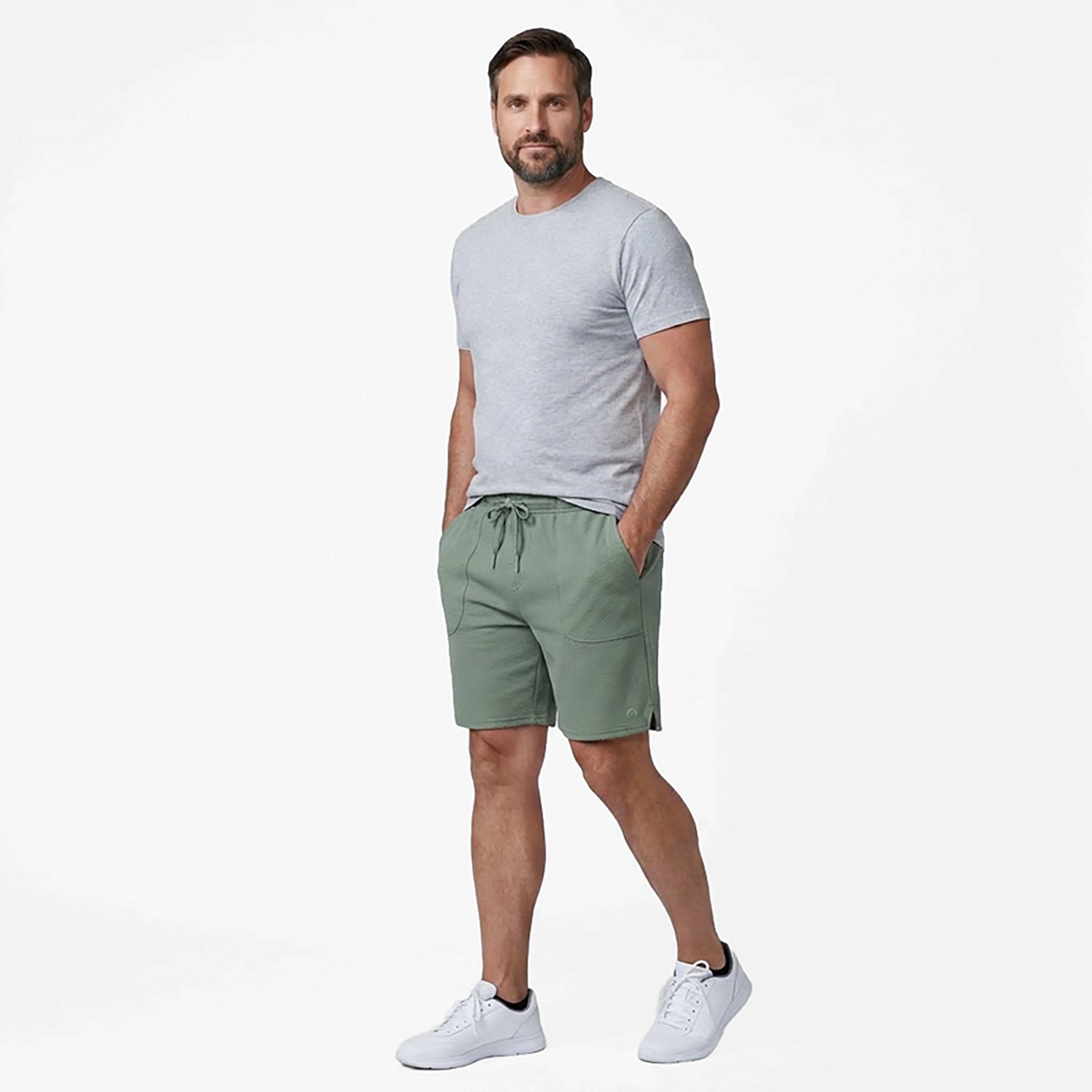 BCG Men's Geo Texture Shorts 7 in.