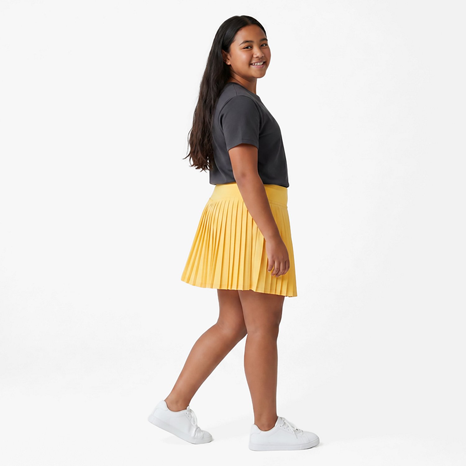 BCG Girls' Tennis Mini Pleat Swing Skort
