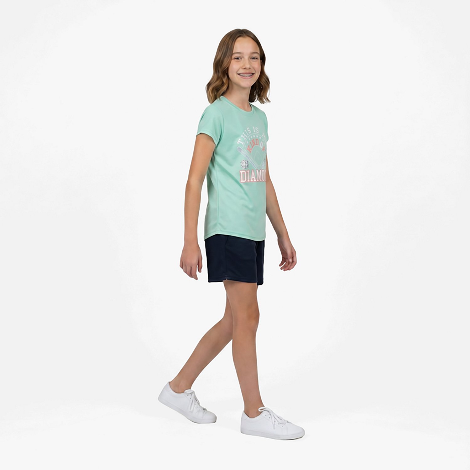 BCG Girls' Turbo GFX Short Sleeve T-shirt - view number 3